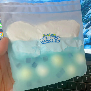 Creamy Sea Salt Ball Squishy Bag