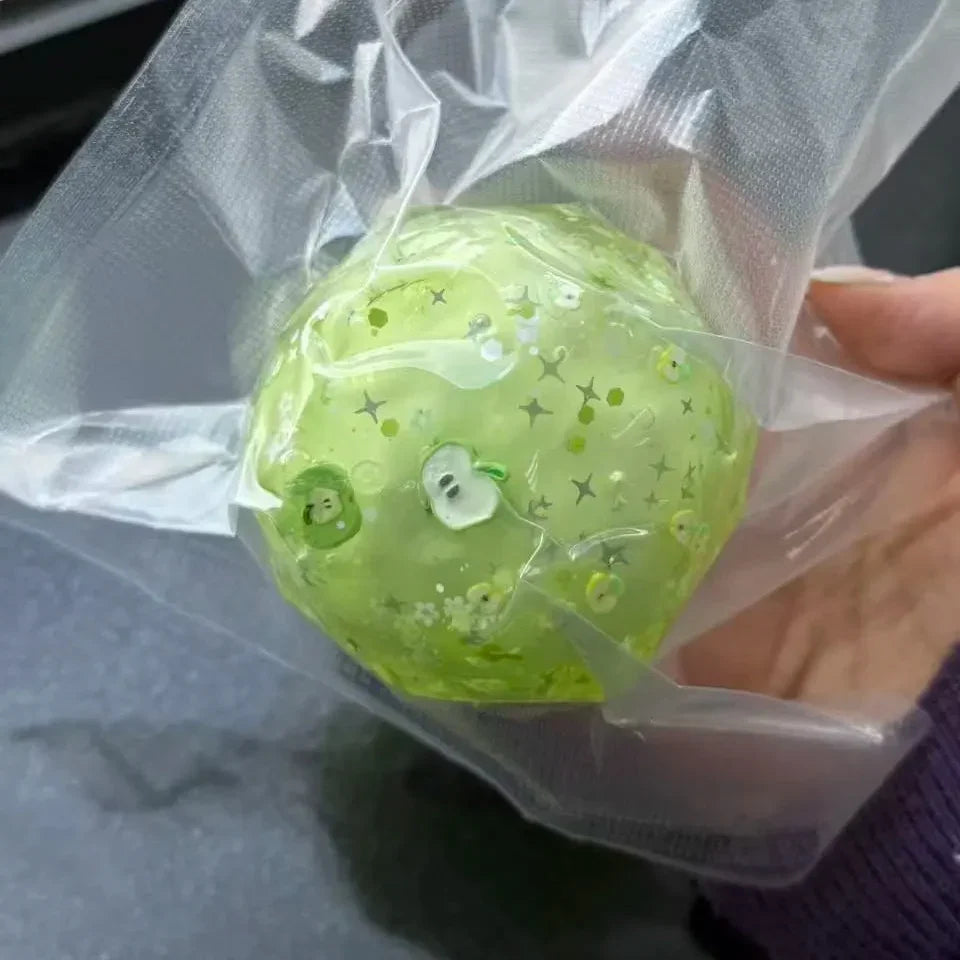 Green Crispy Shell Handmade Squishy Ball