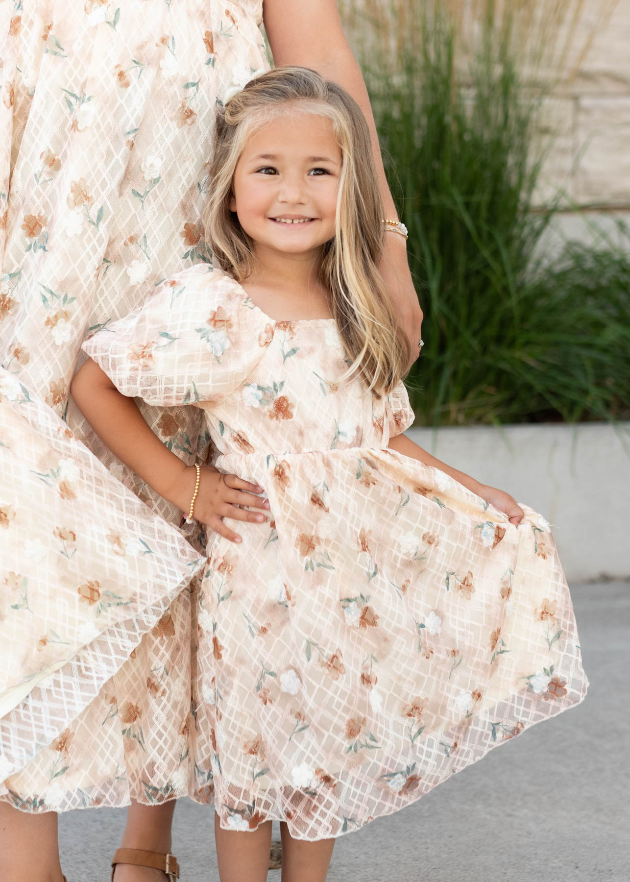 Alina Floral Lace Little Girls Dress