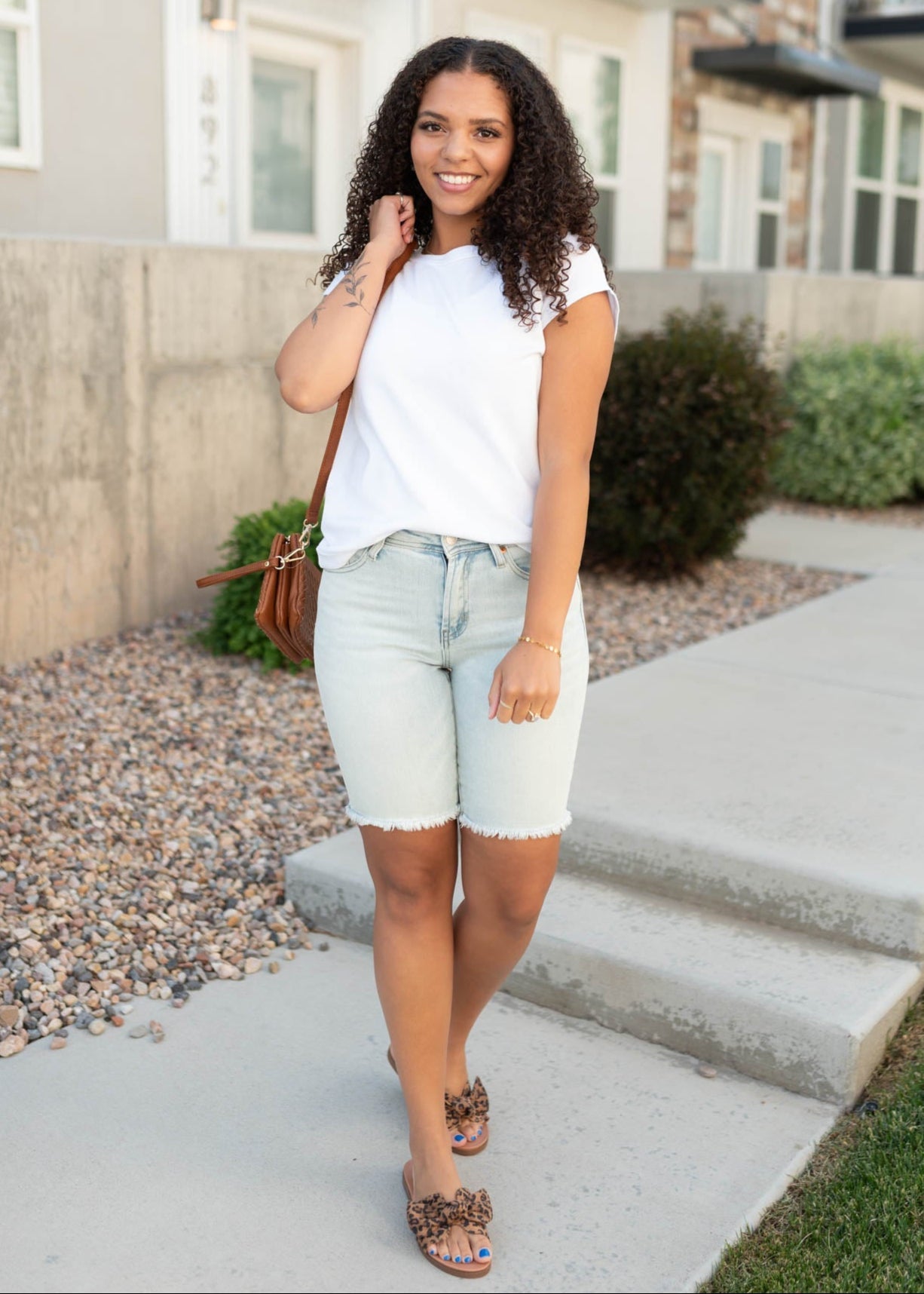 Amala White Raglan Top