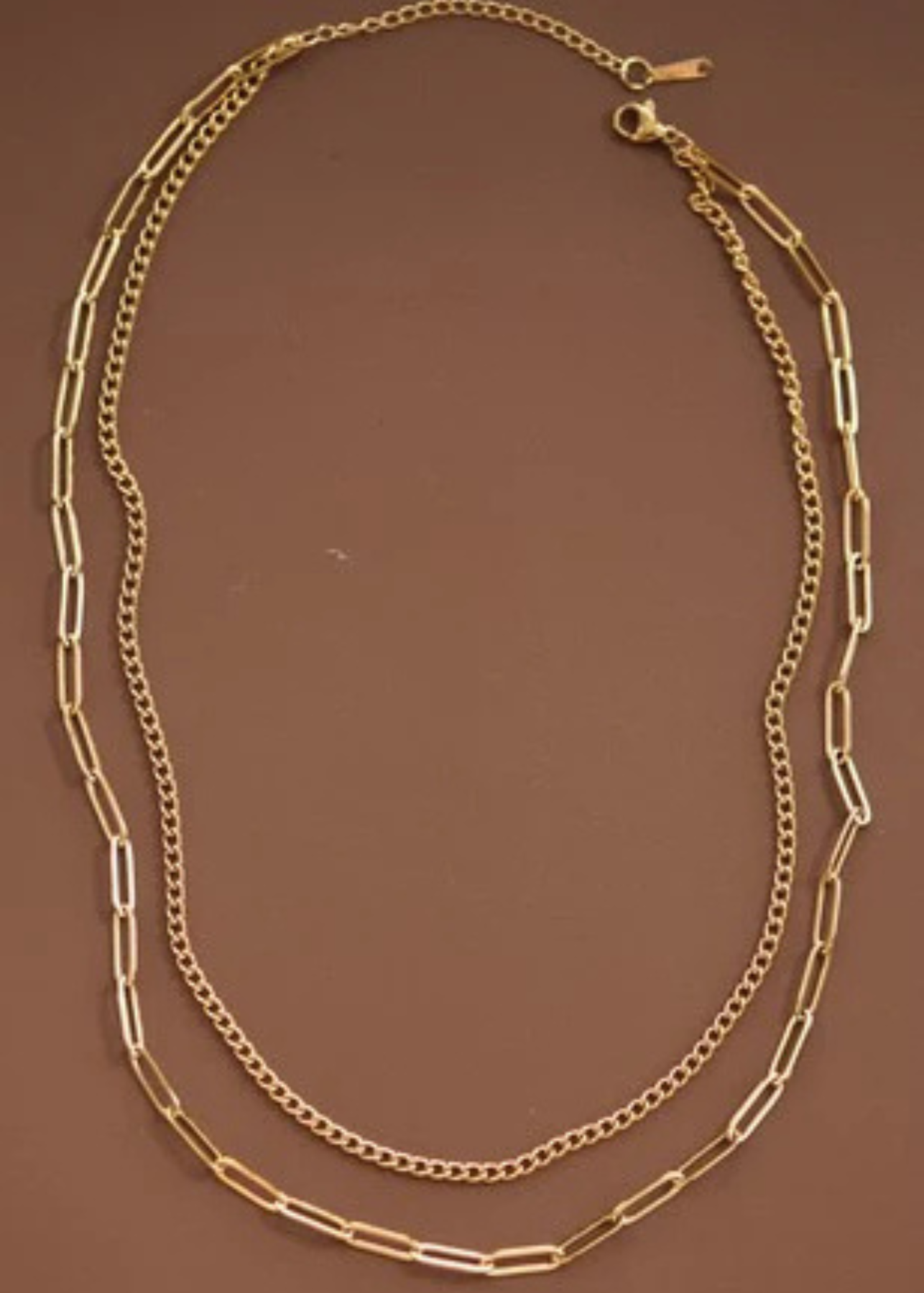 Anika 18K Gold Layered Chain Necklace