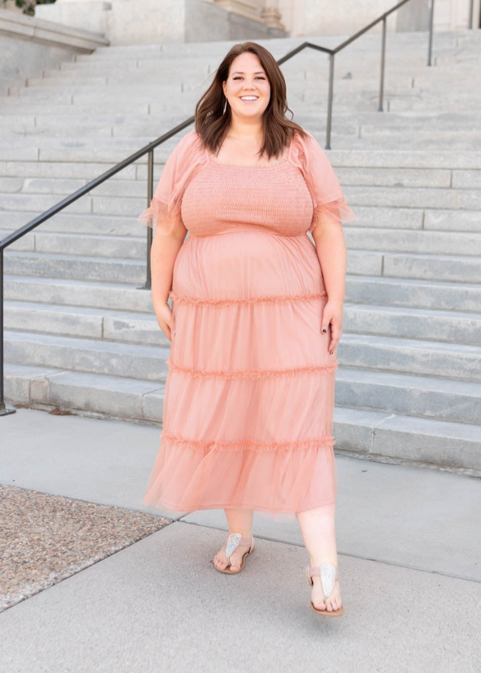Anneli Dusty Coral Dress