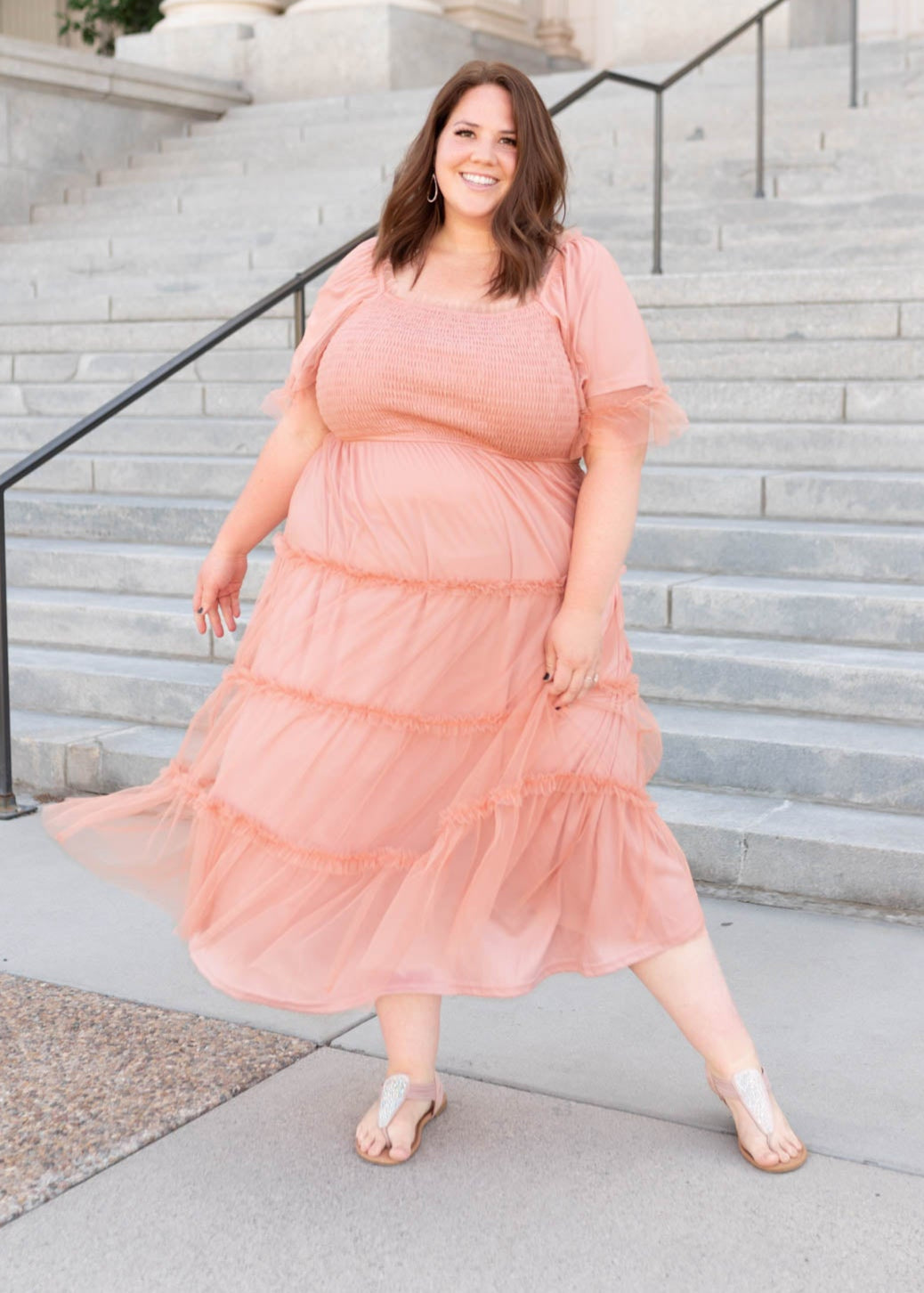 Anneli Dusty Coral Dress