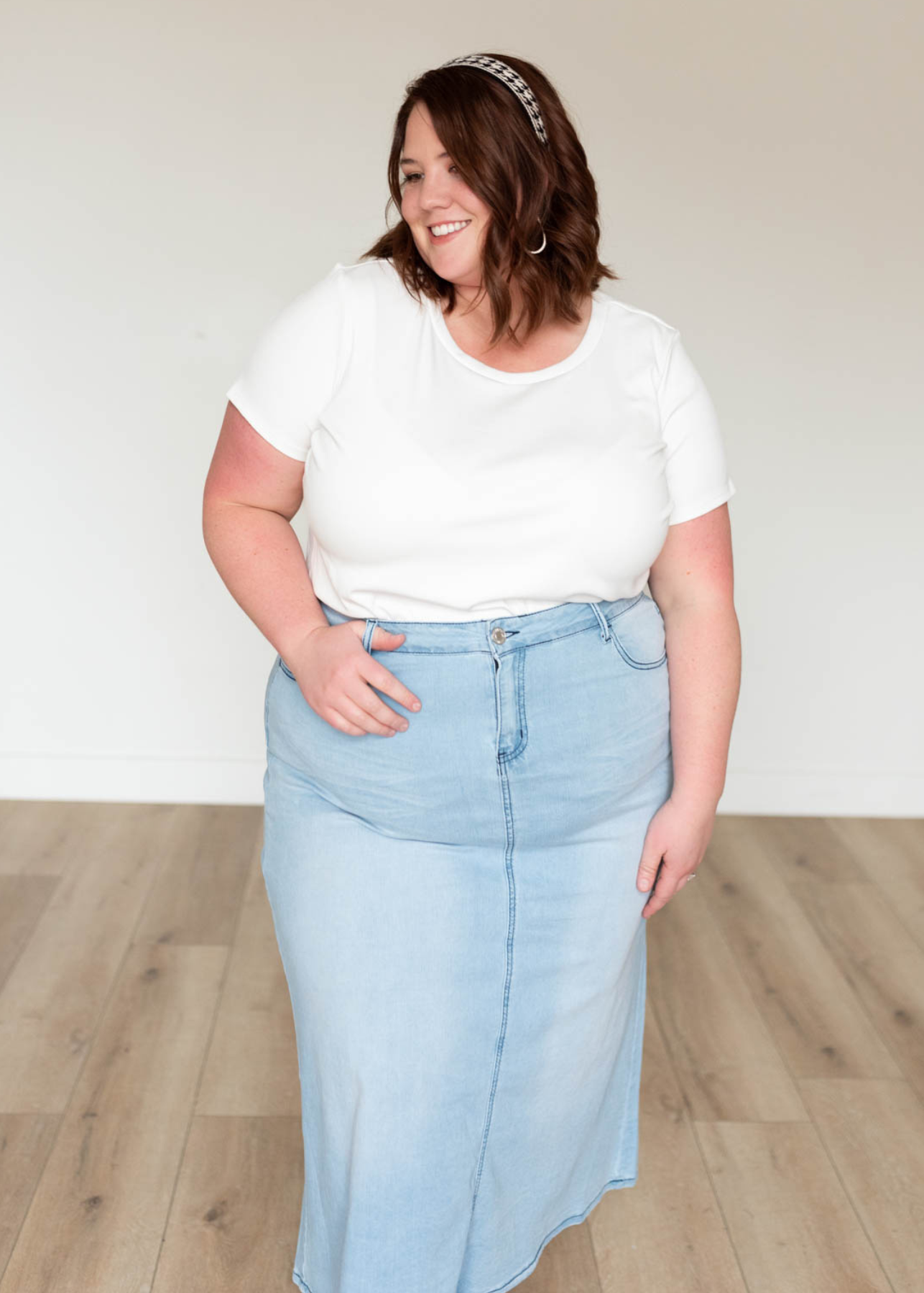 Ari White Ribbed Top
