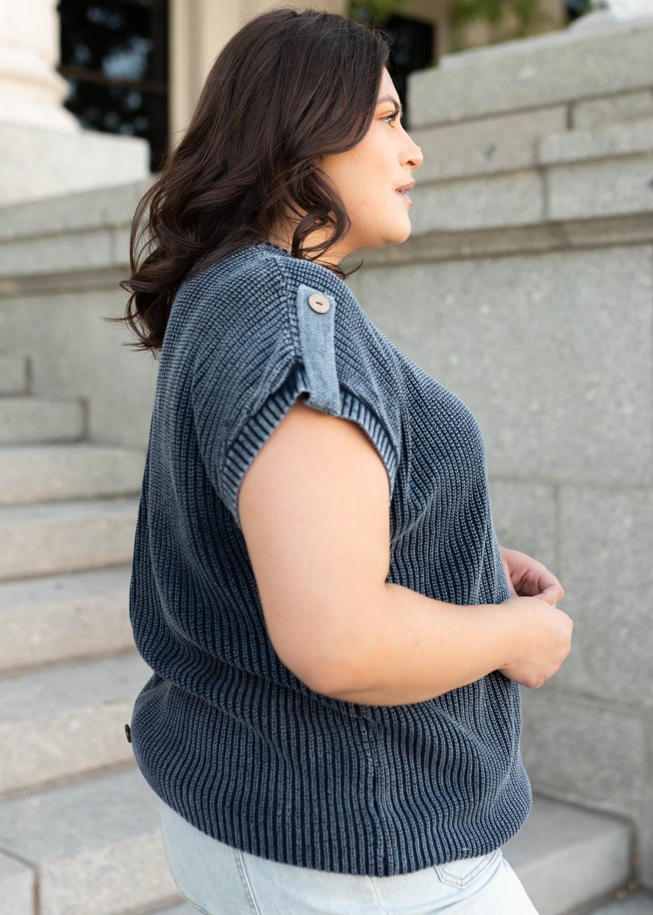 Belinda Navy Knit Sweater