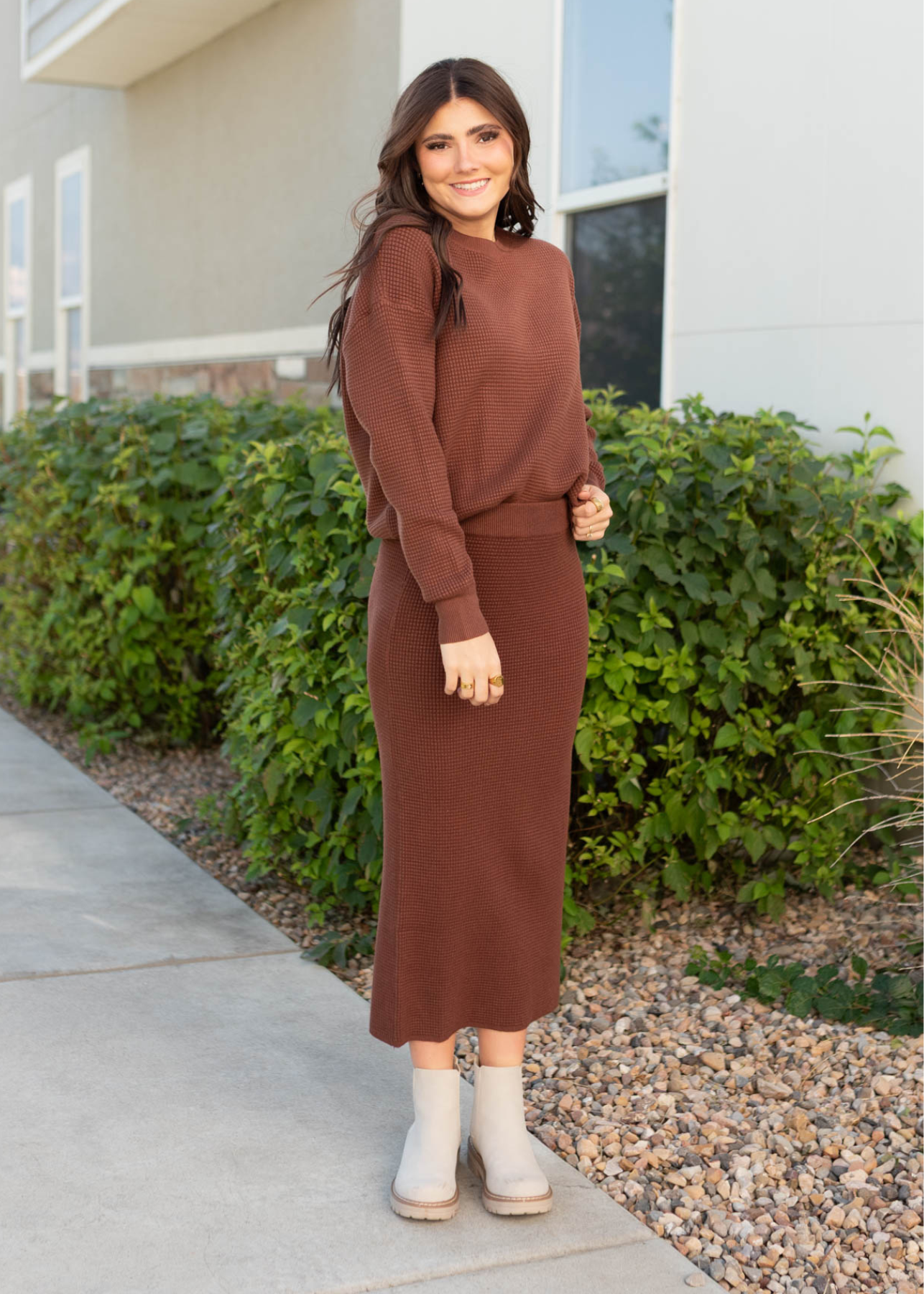 Brenna Walnut Skirt