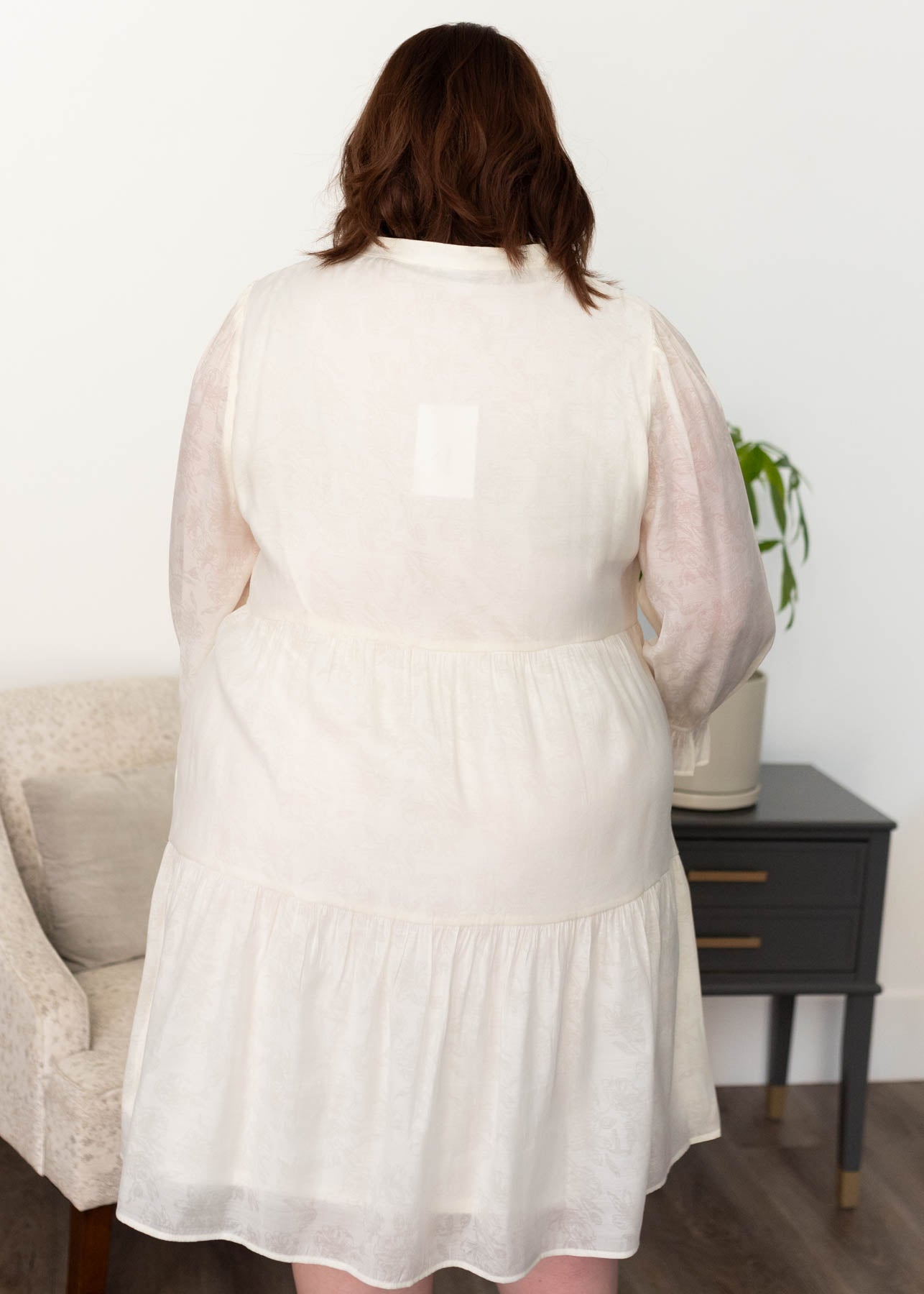Christina Ivory Button Down Dress
