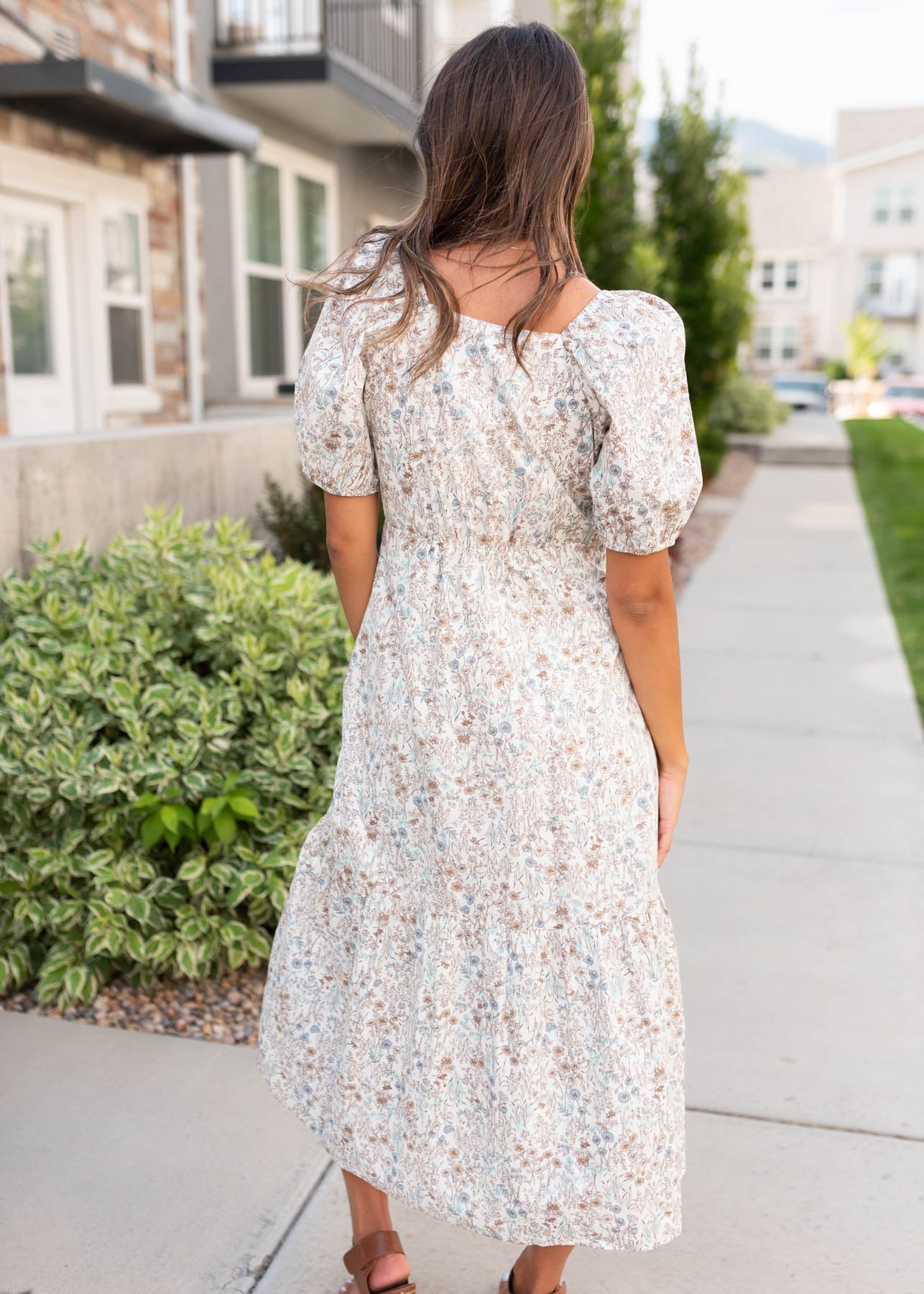Cleo Cream Floral Dress