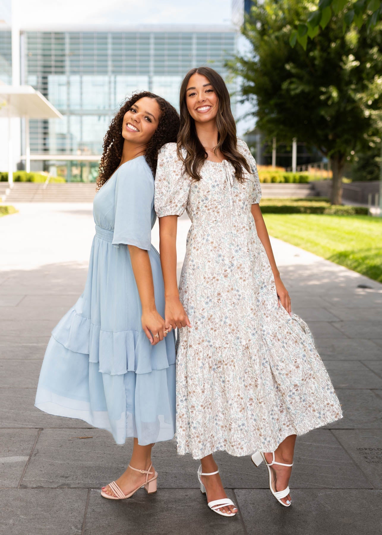 Cleo Cream Floral Dress
