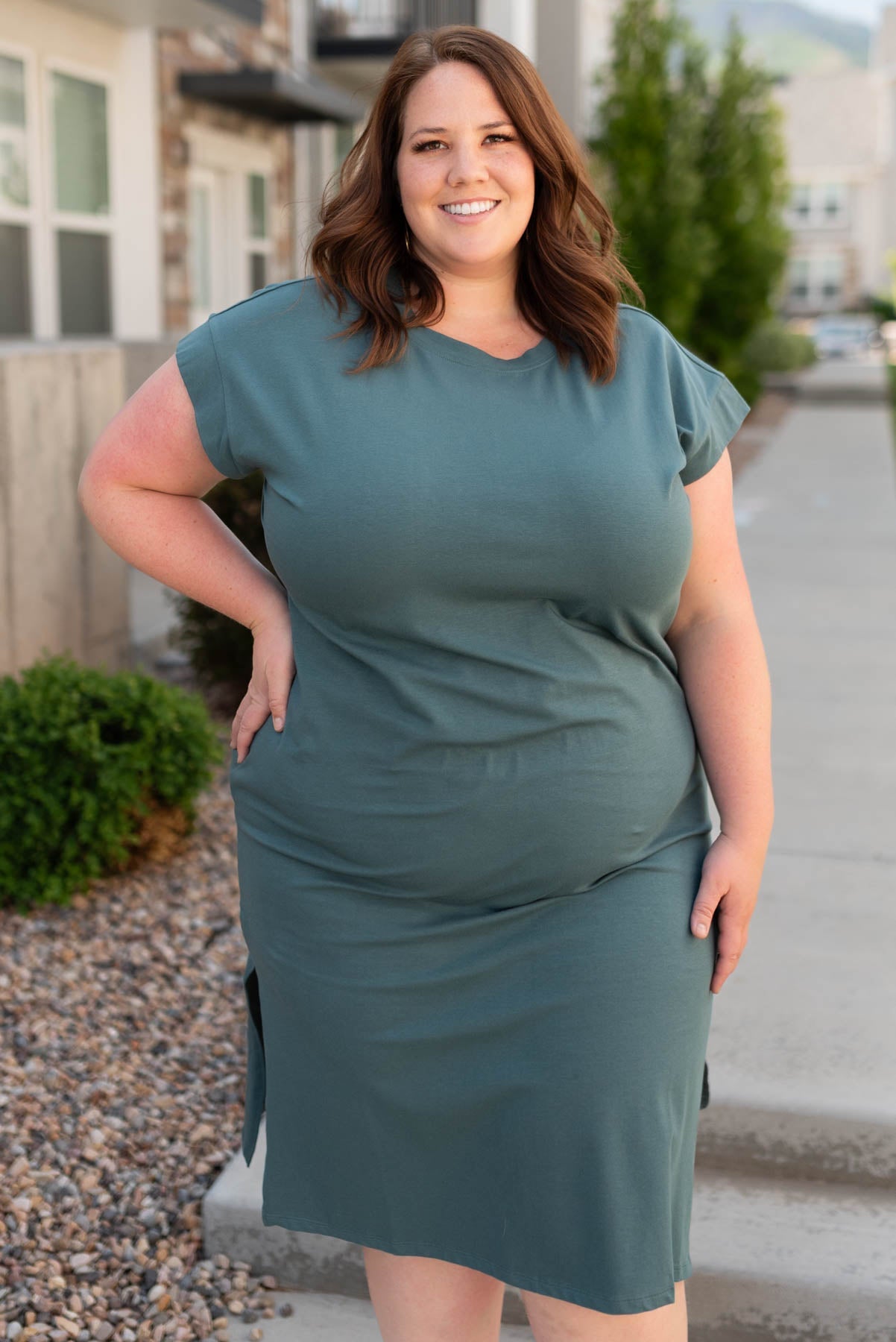 Colleen Forest Green Dress
