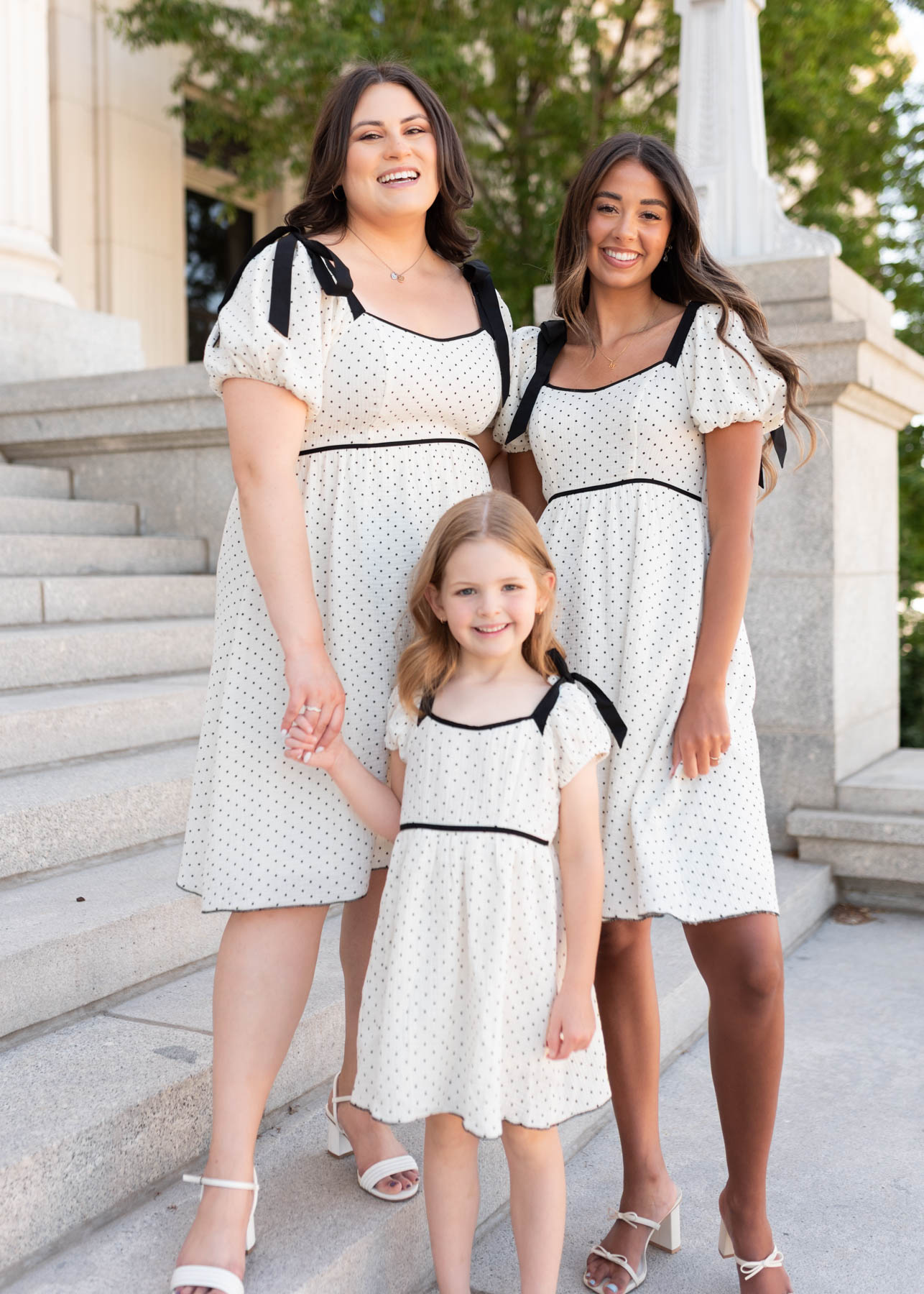 Dottie Ivory Polka Dot Dress