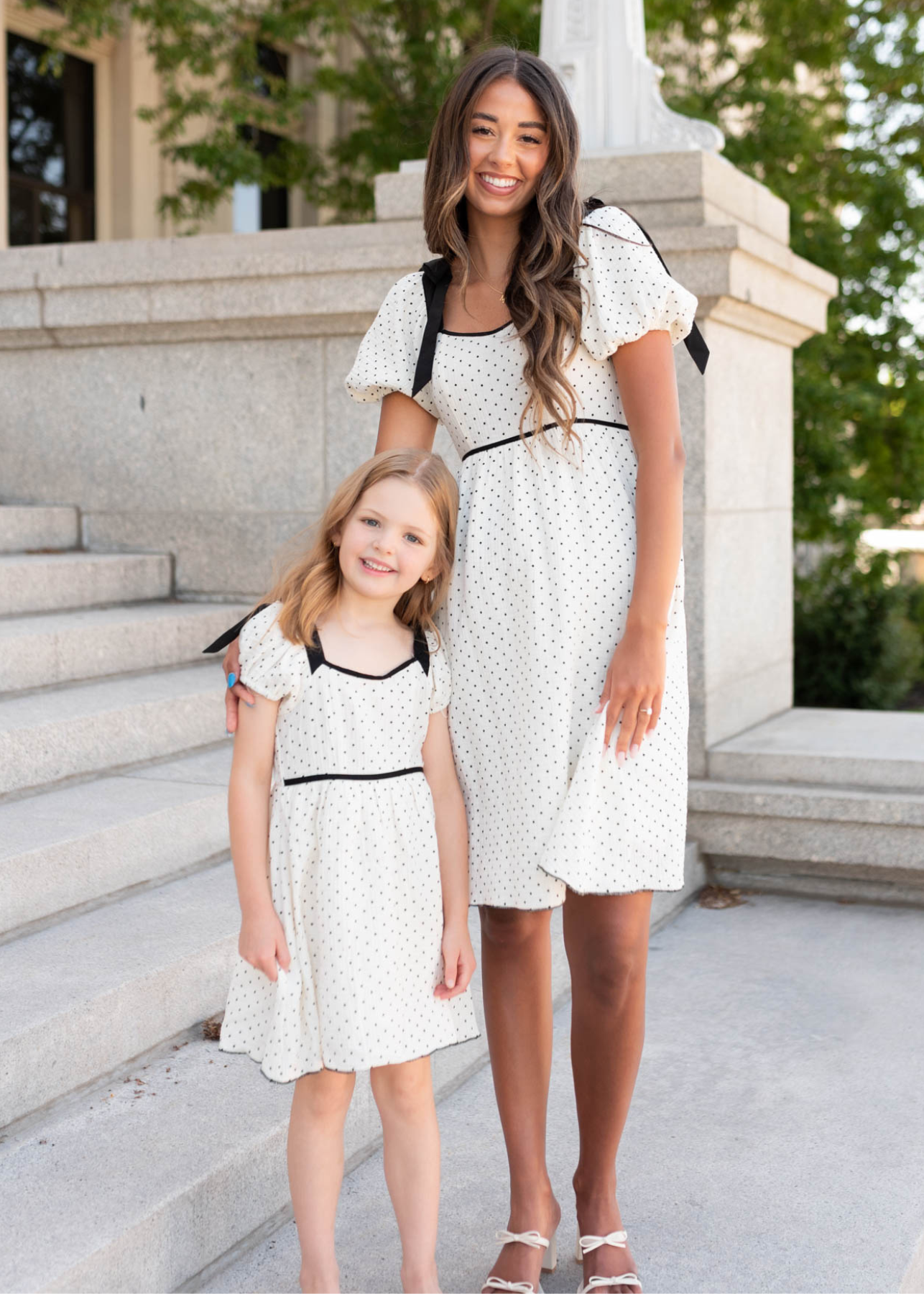 Dottie Ivory Polka Dot Dress