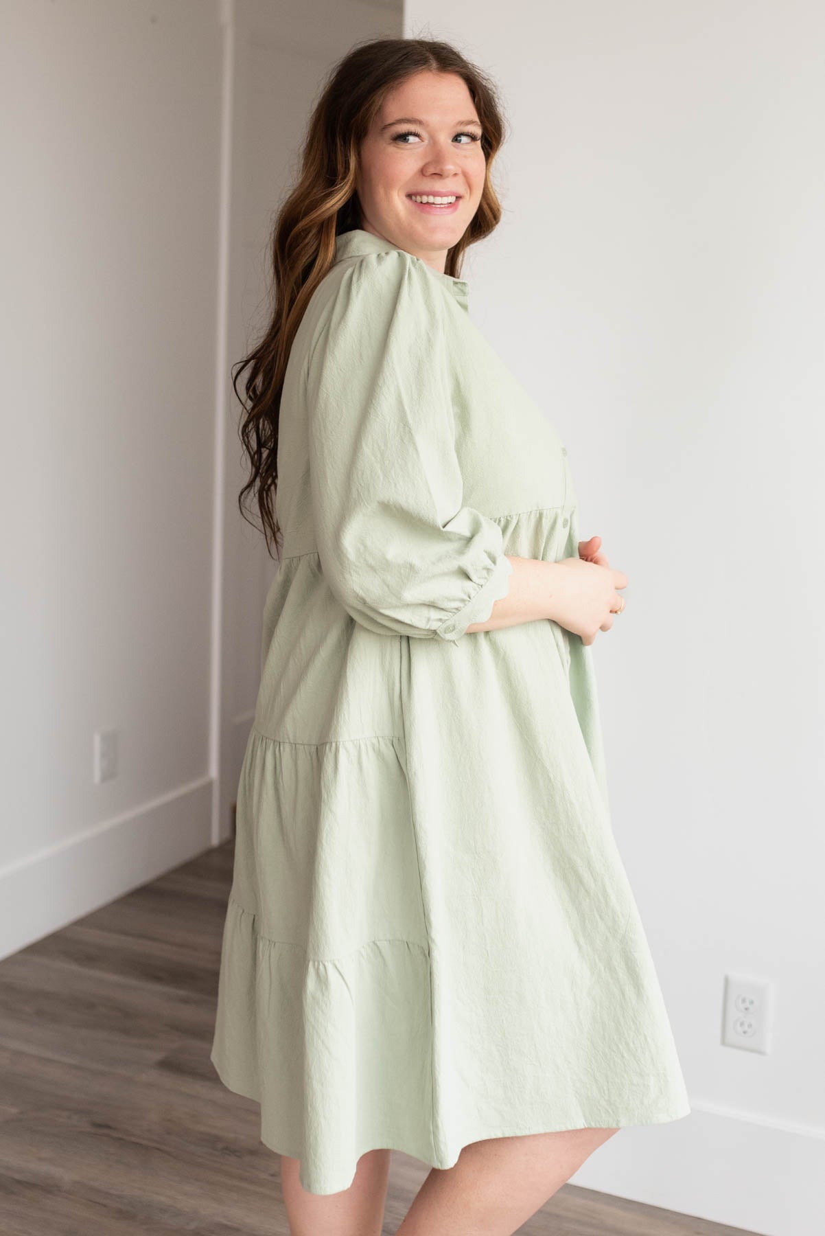 Ellen Sage Button Down Dress
