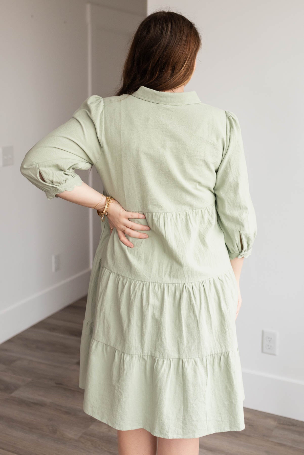 Ellen Sage Button Down Dress