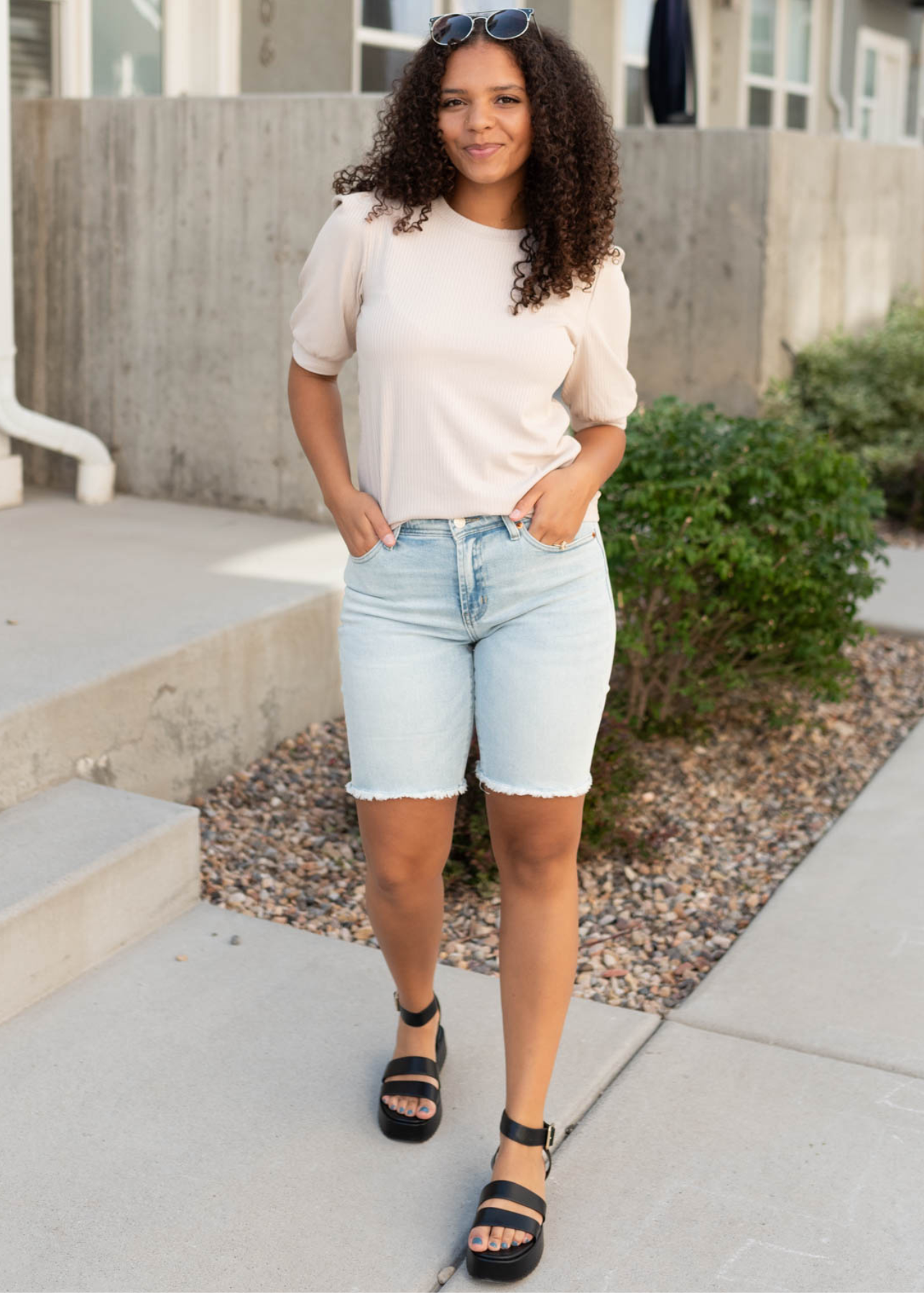Hailee Basic Oatmeal Top