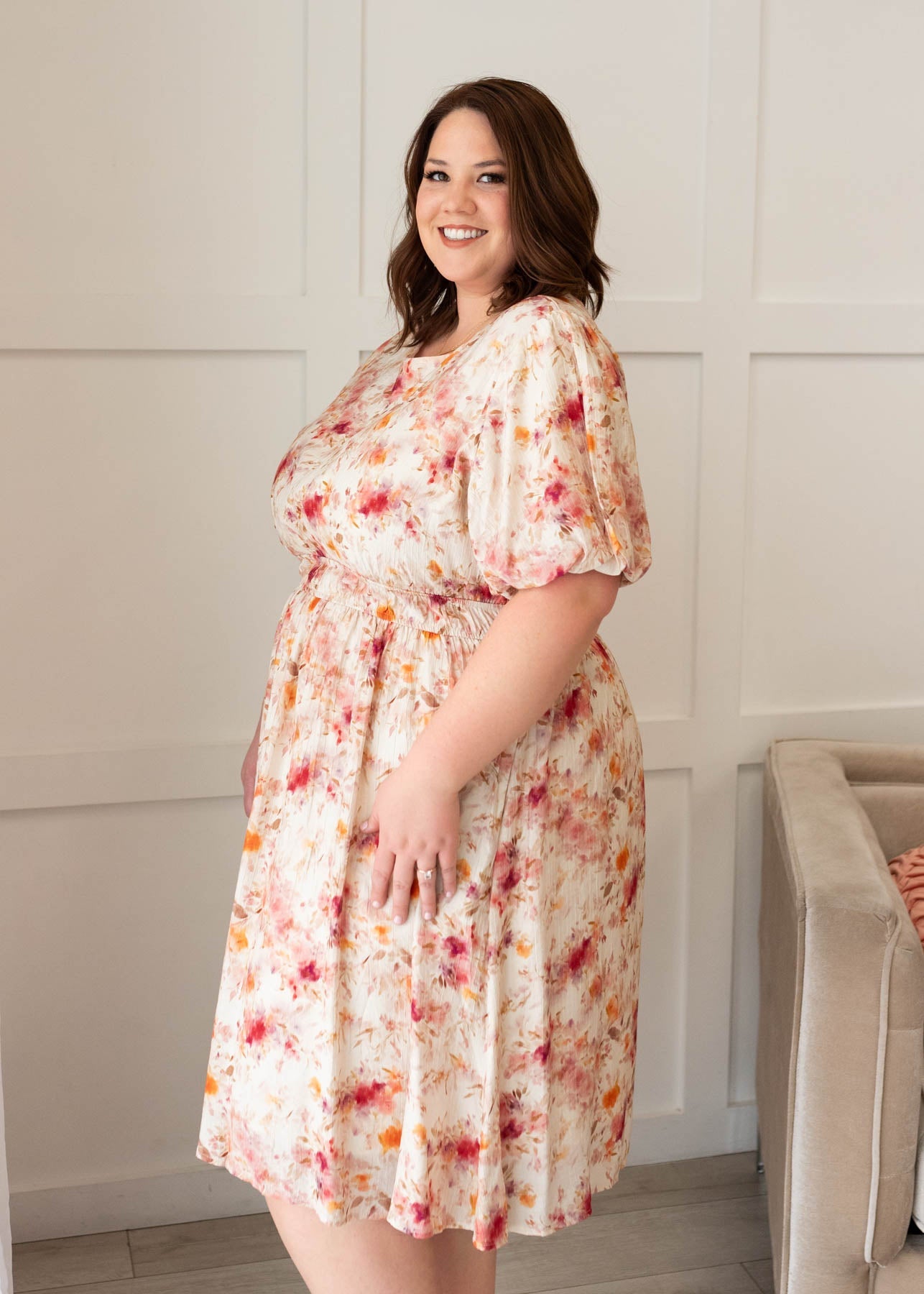 Haven Multi Floral Printed Dress