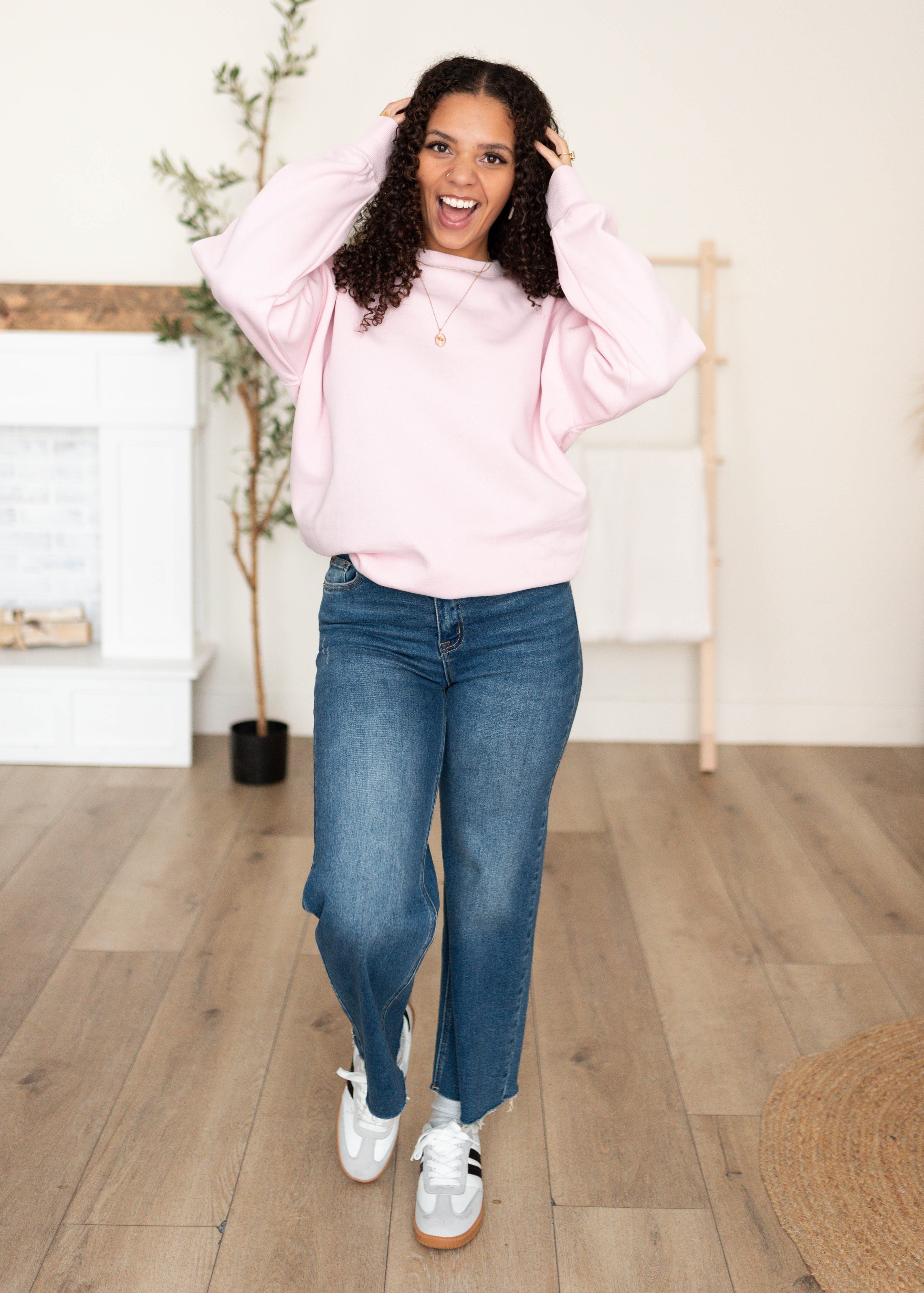 Isabelle Baby Pink Pullover