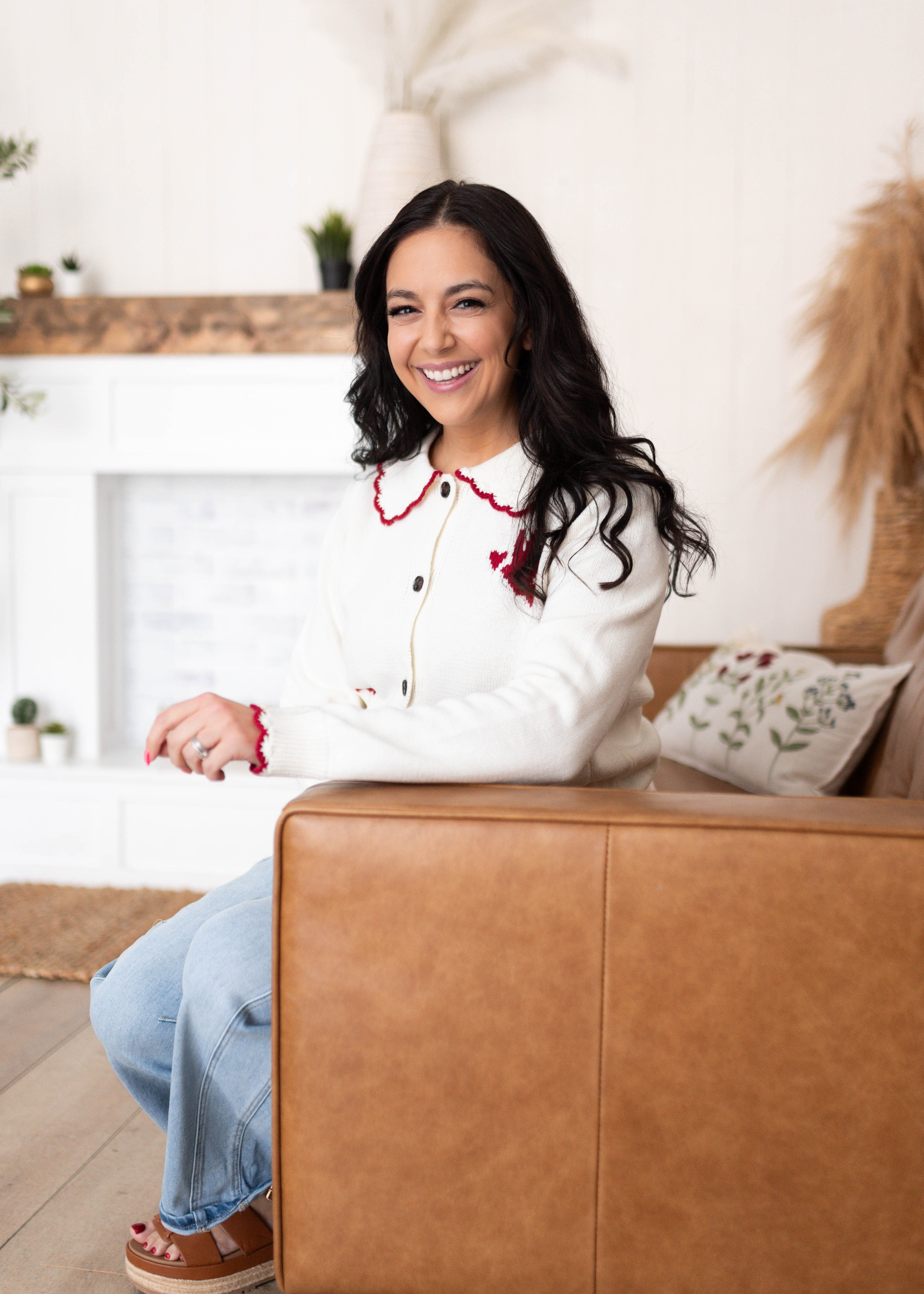Jane Ivory Heart Cardigan