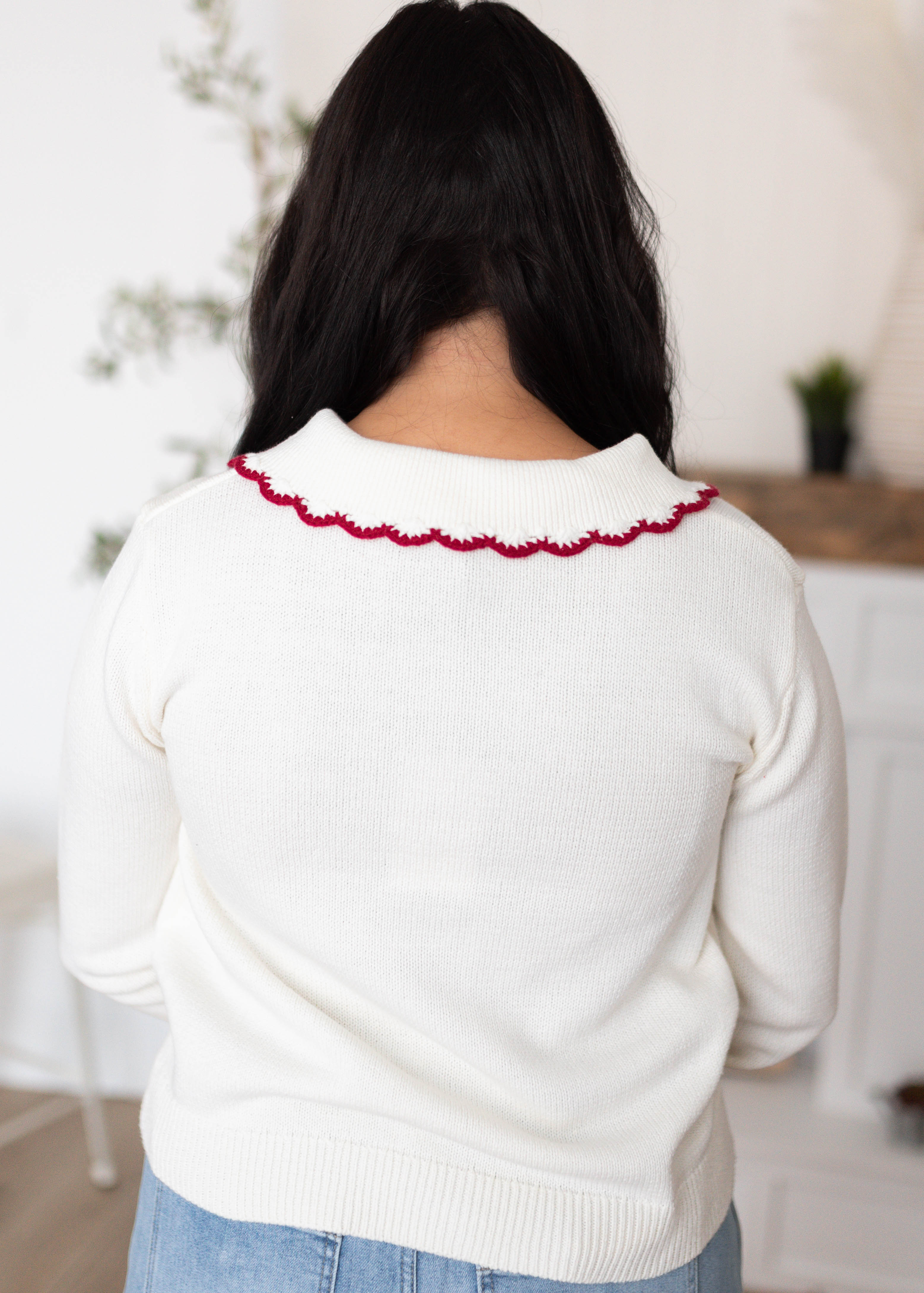 Jane Ivory Heart Cardigan