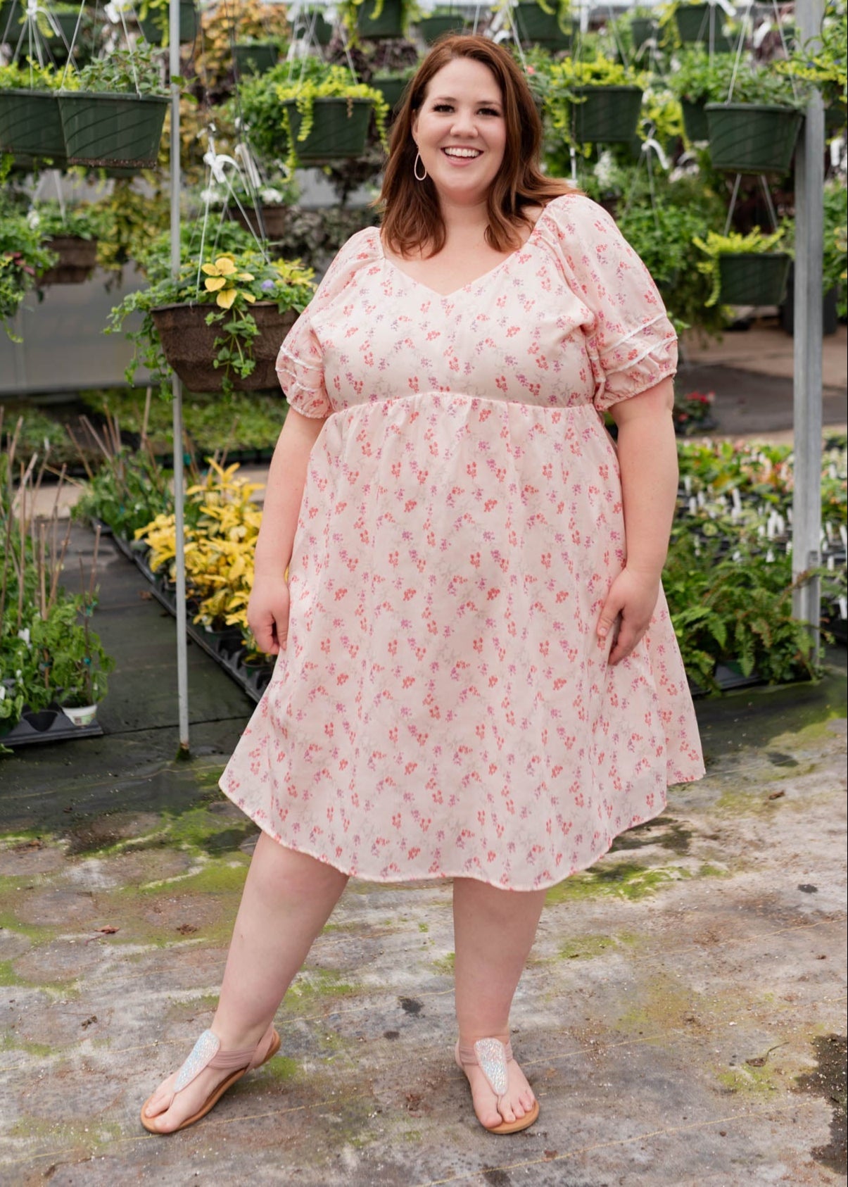 Jaysha Blush Floral Dress