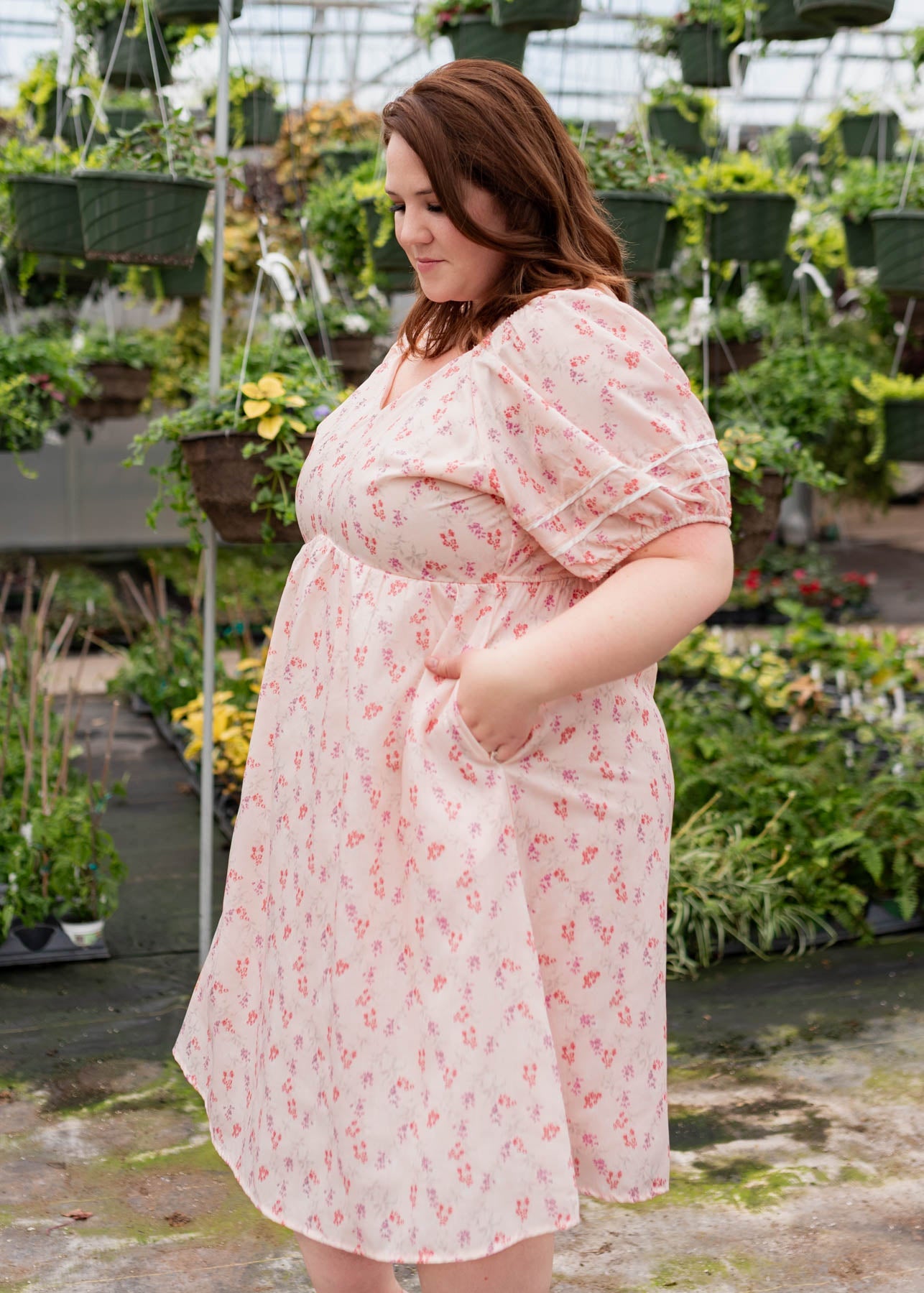 Jaysha Blush Floral Dress