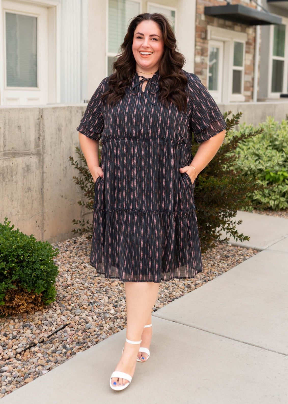 Kailani Pink Floral Dress