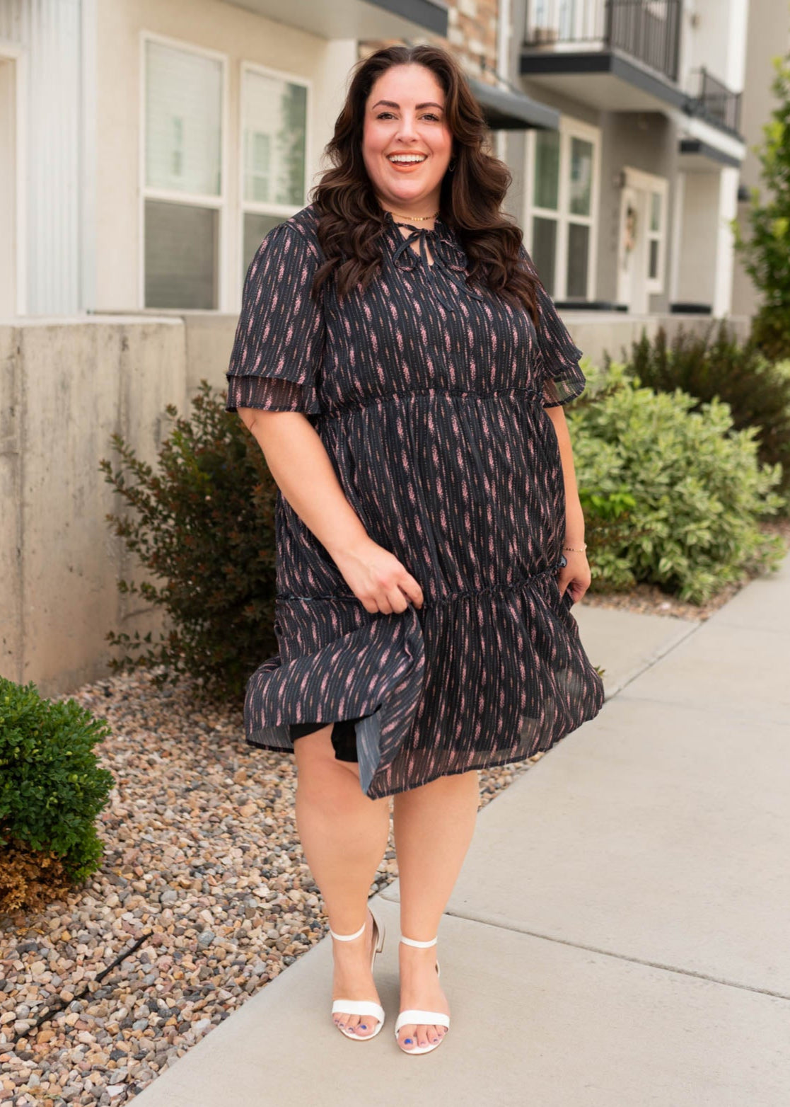 Kailani Pink Floral Dress