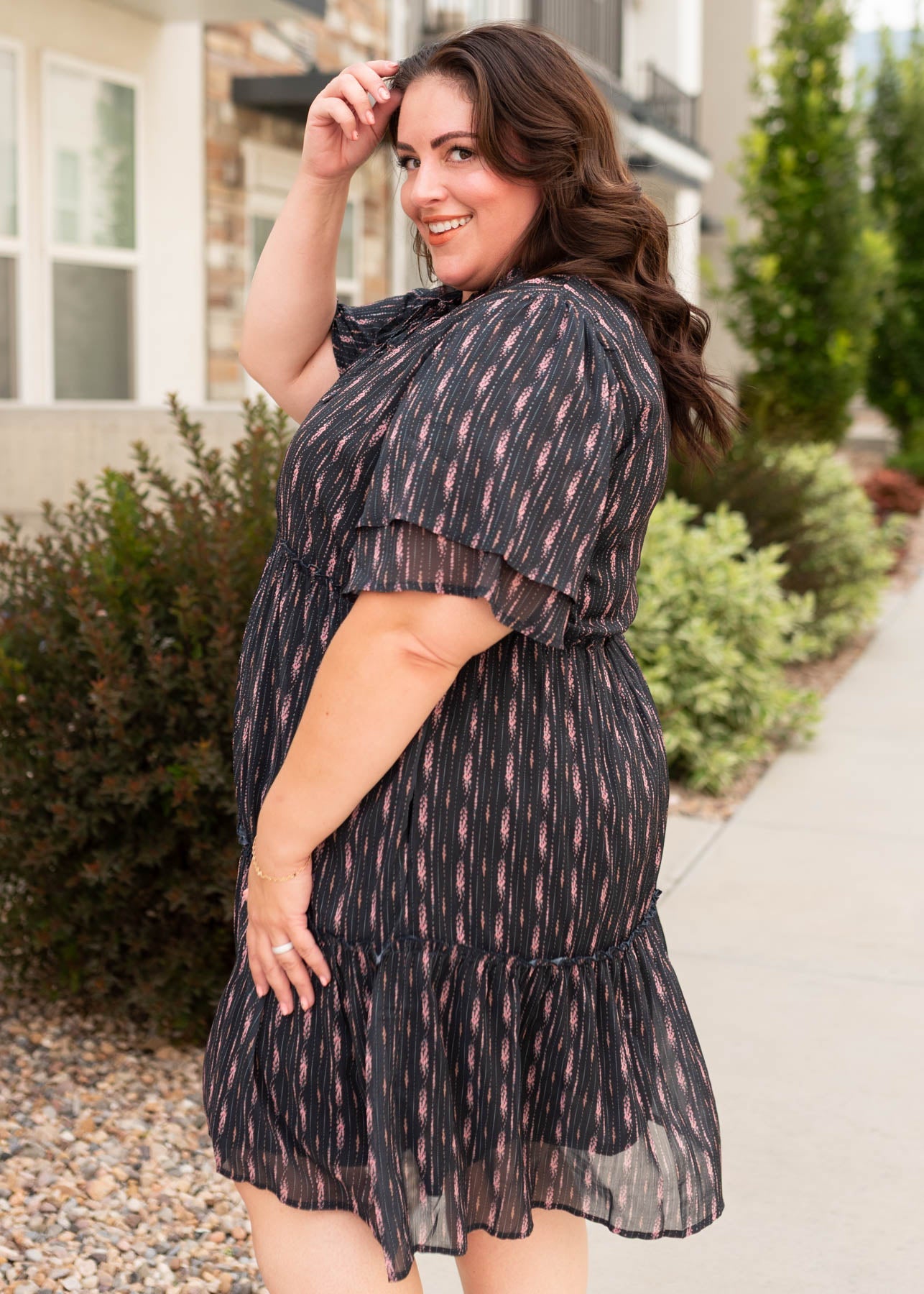 Kailani Pink Floral Dress