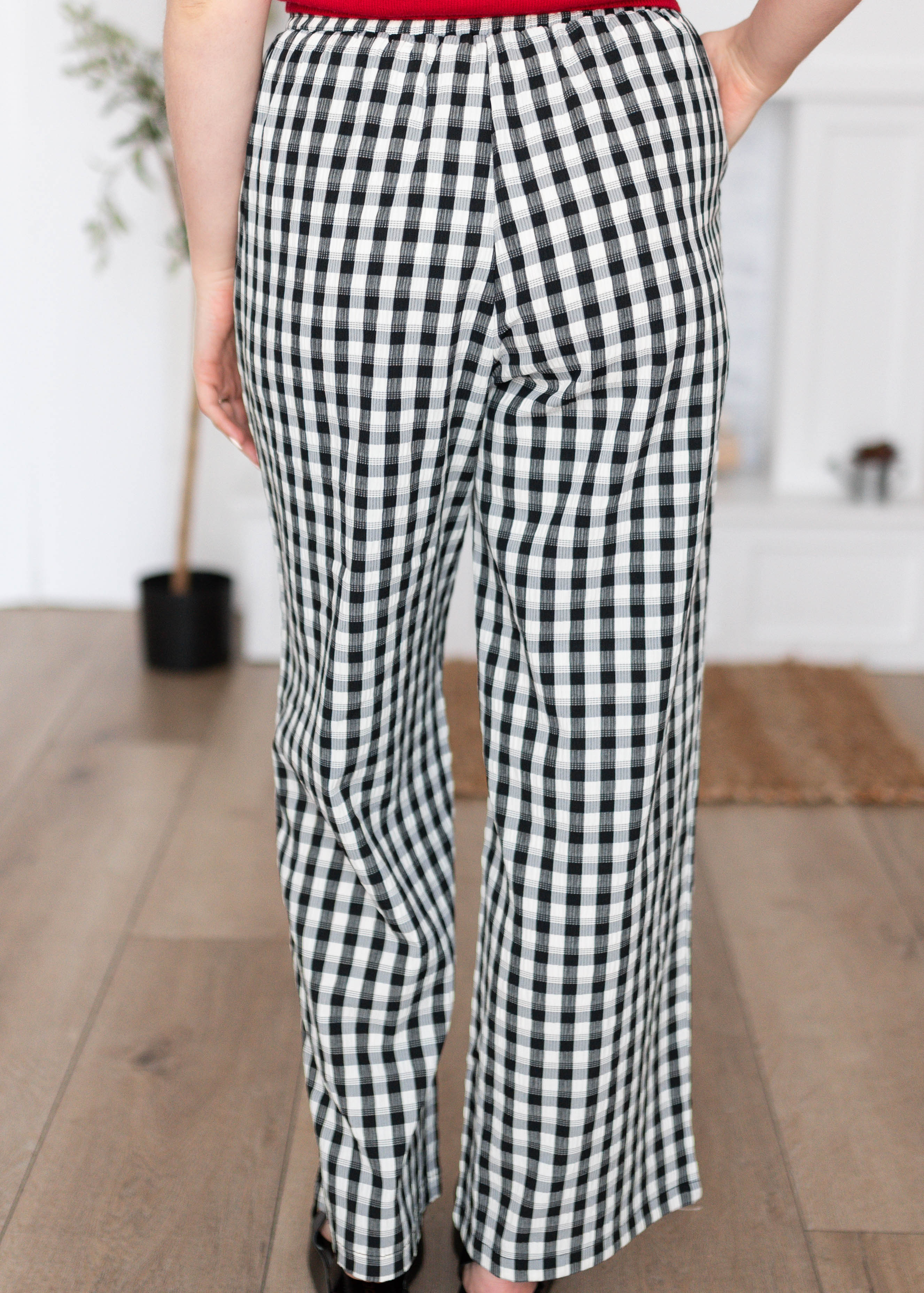 Kayla Black Gingham Pants