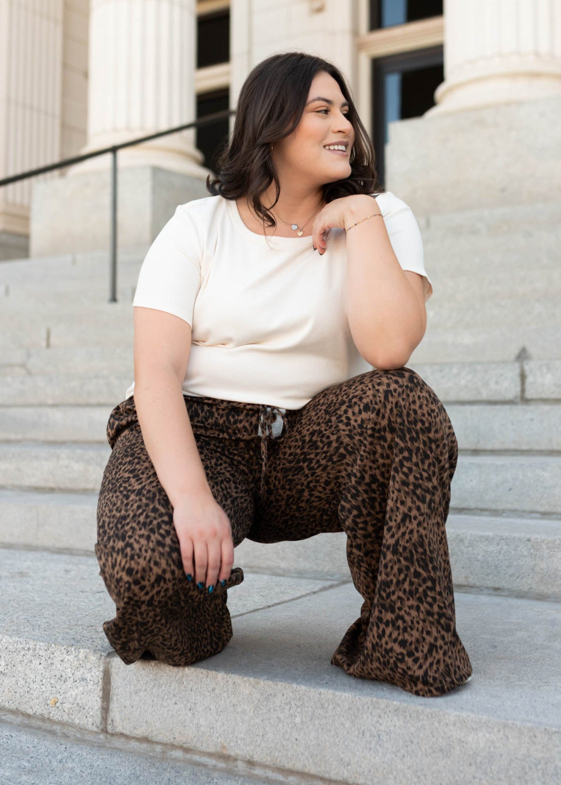Kristin Leopard Print Pants