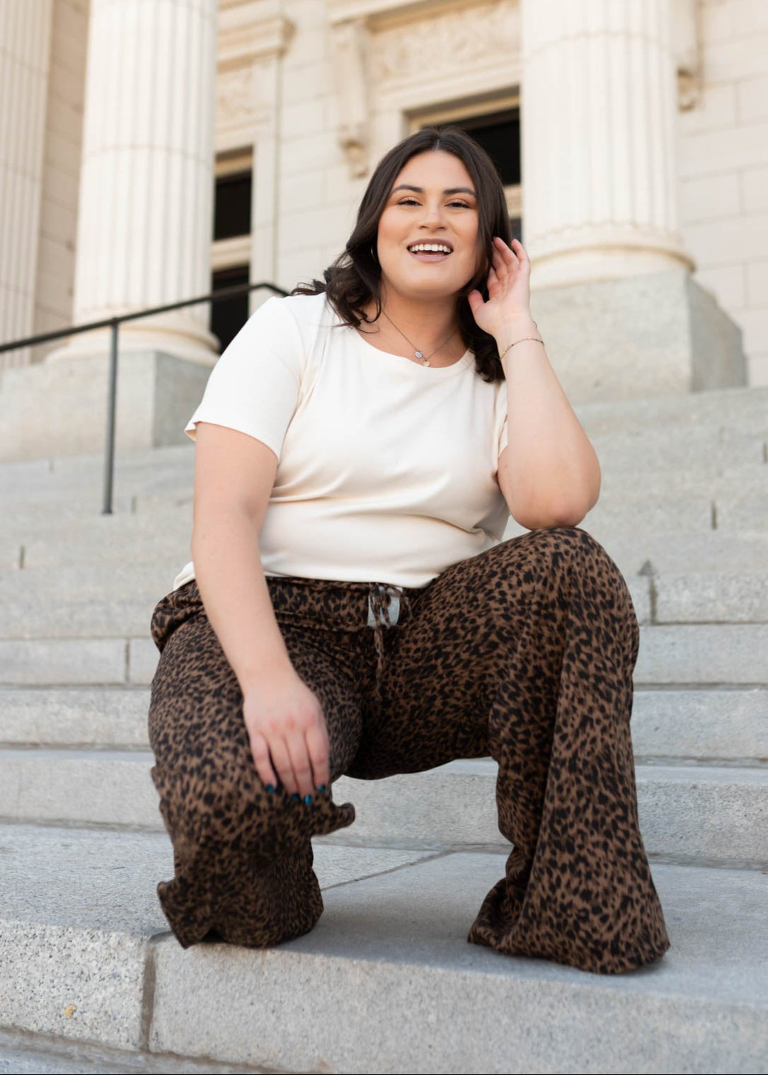 Kristin Leopard Print Pants