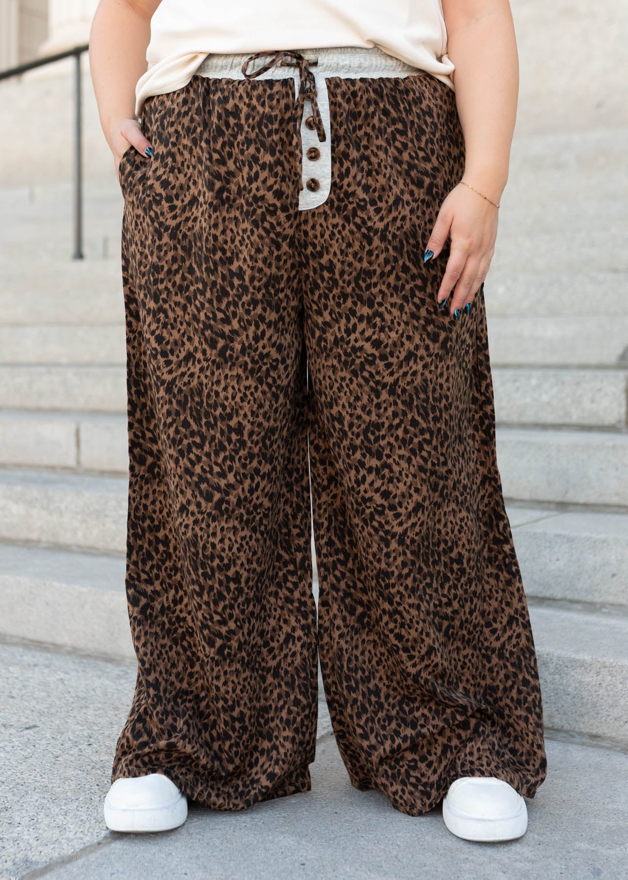 Kristin Leopard Print Pants