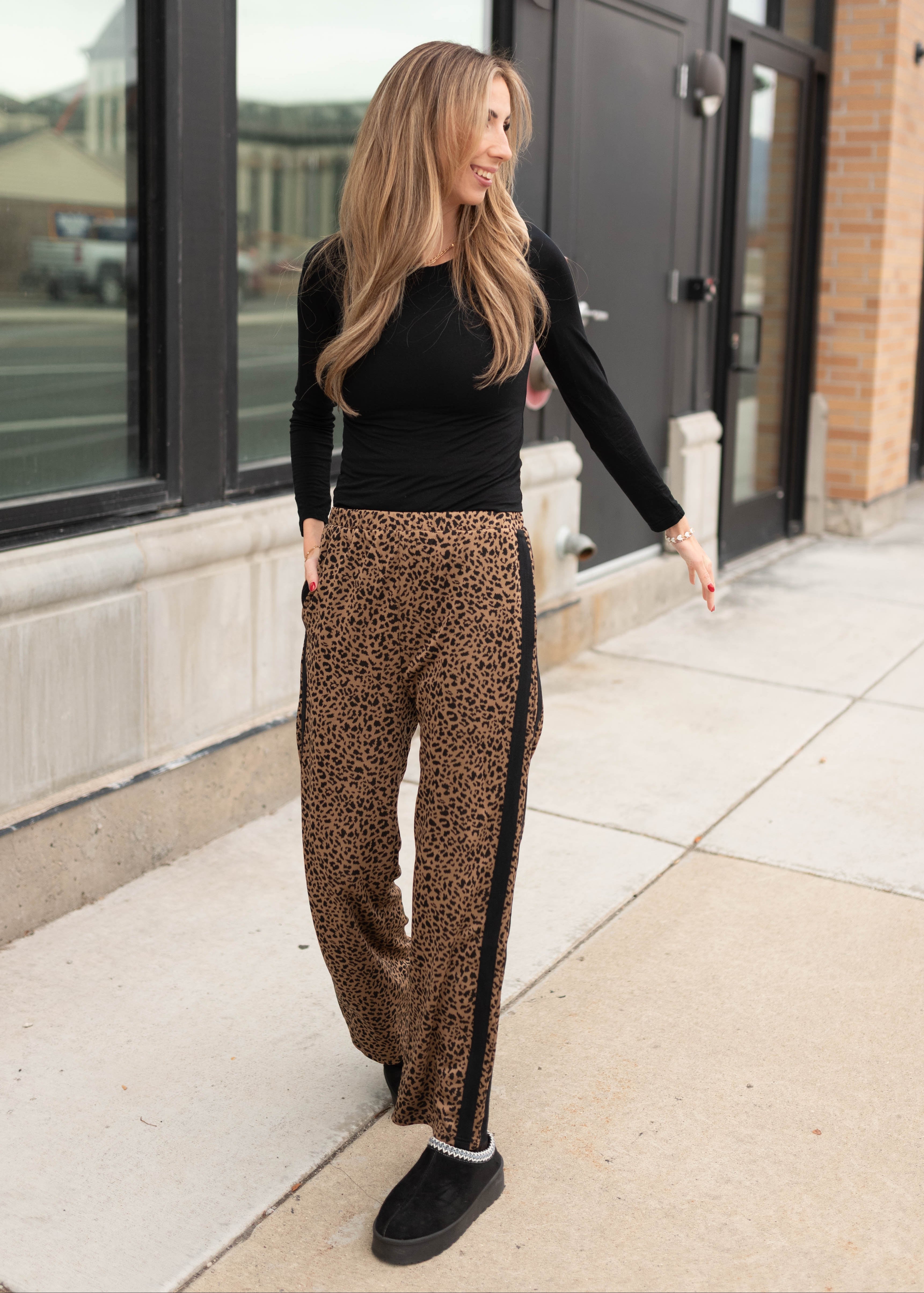 Lainey Animal Print Pants