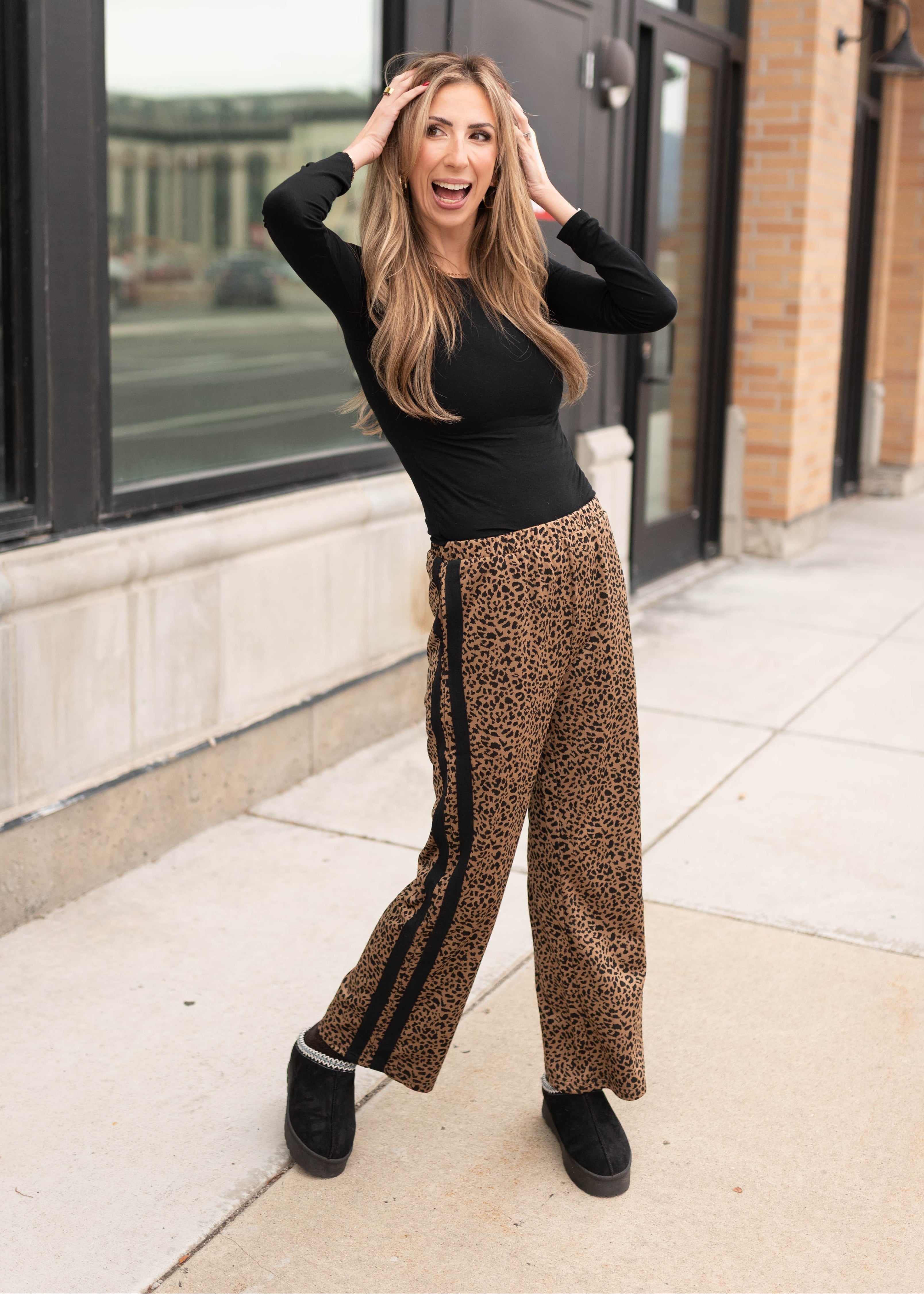 Lainey Animal Print Pants