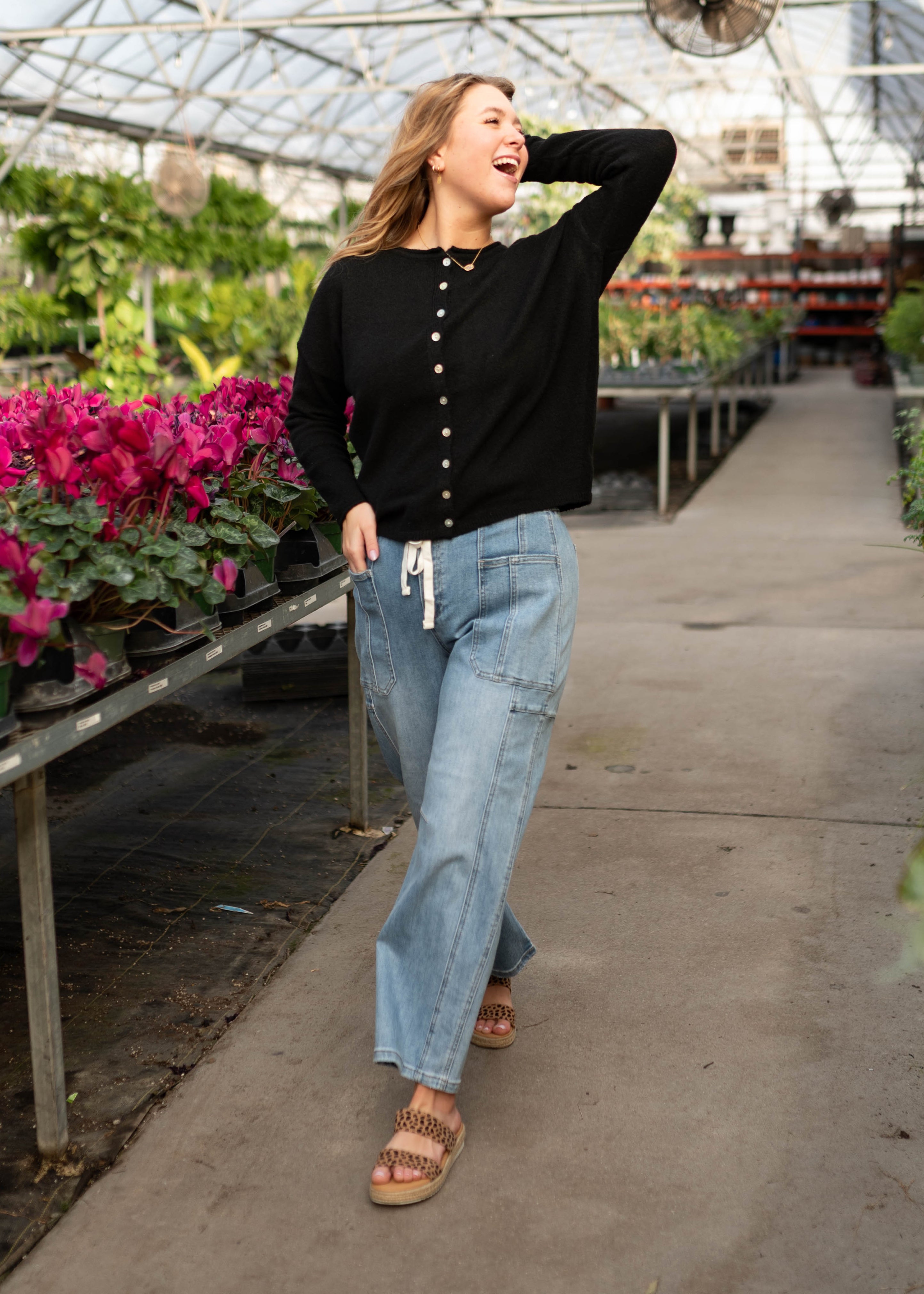Laura Black Cardigan