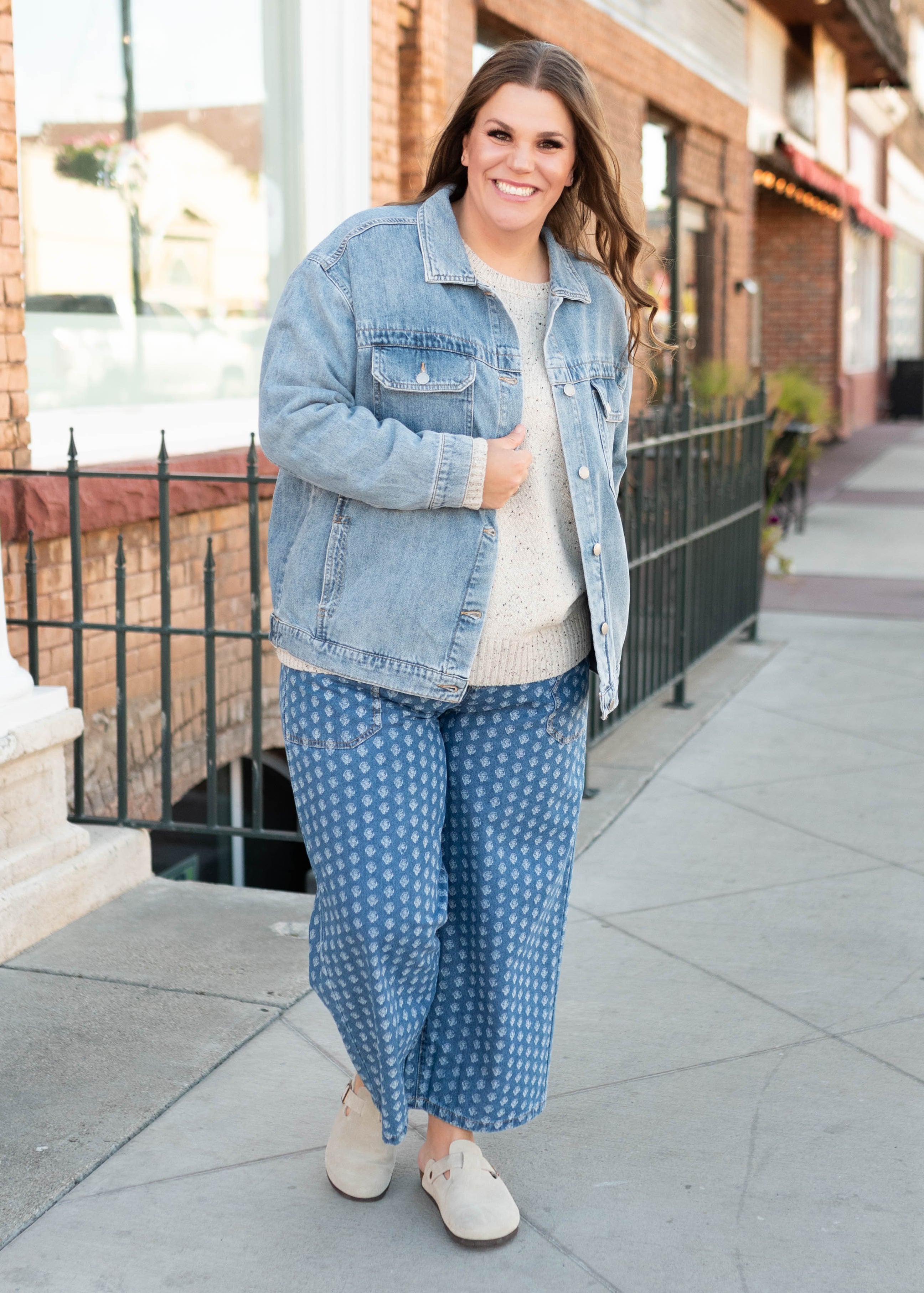 Leigh Denim Oversized Jacket
