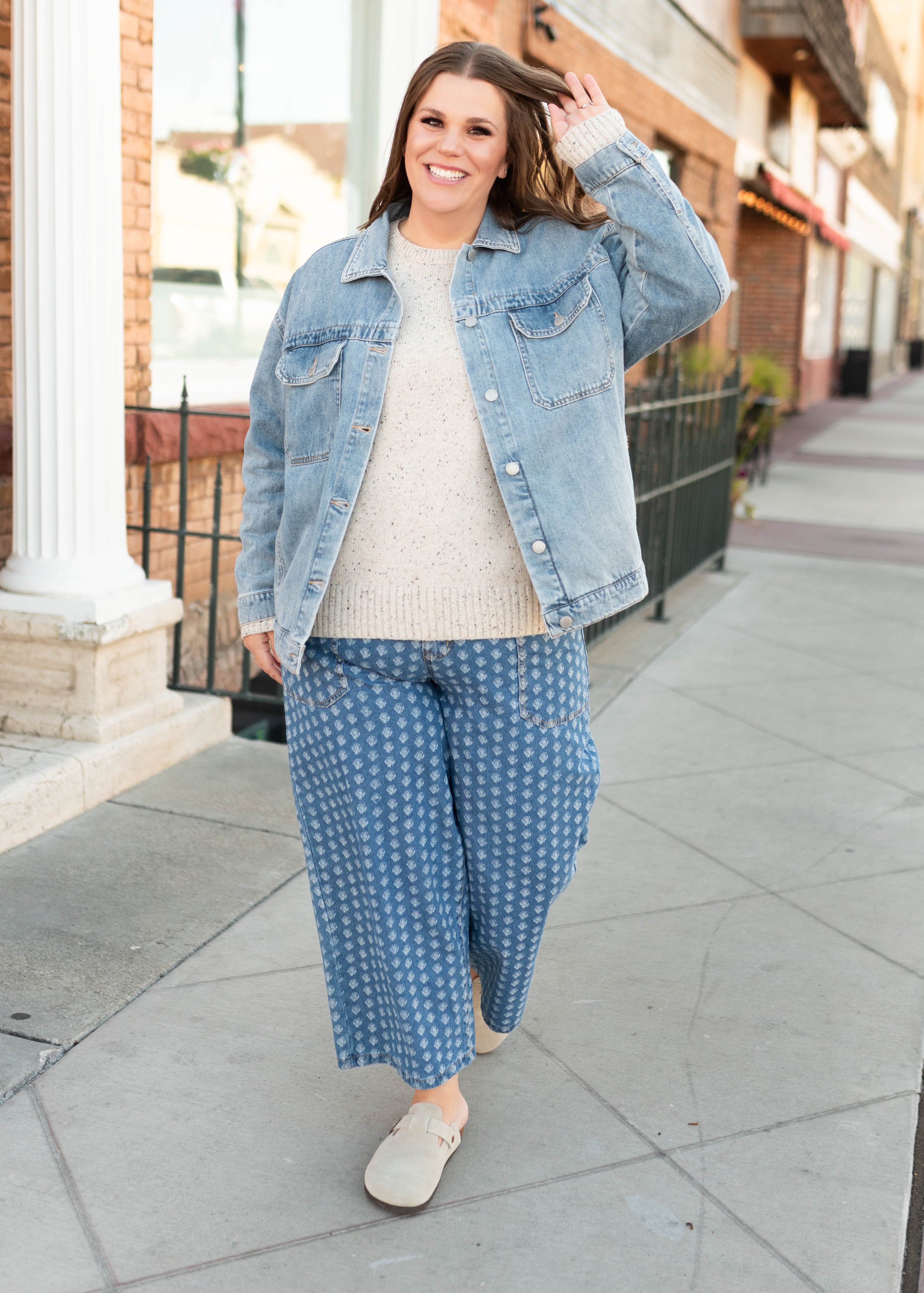 Leigh Denim Oversized Jacket