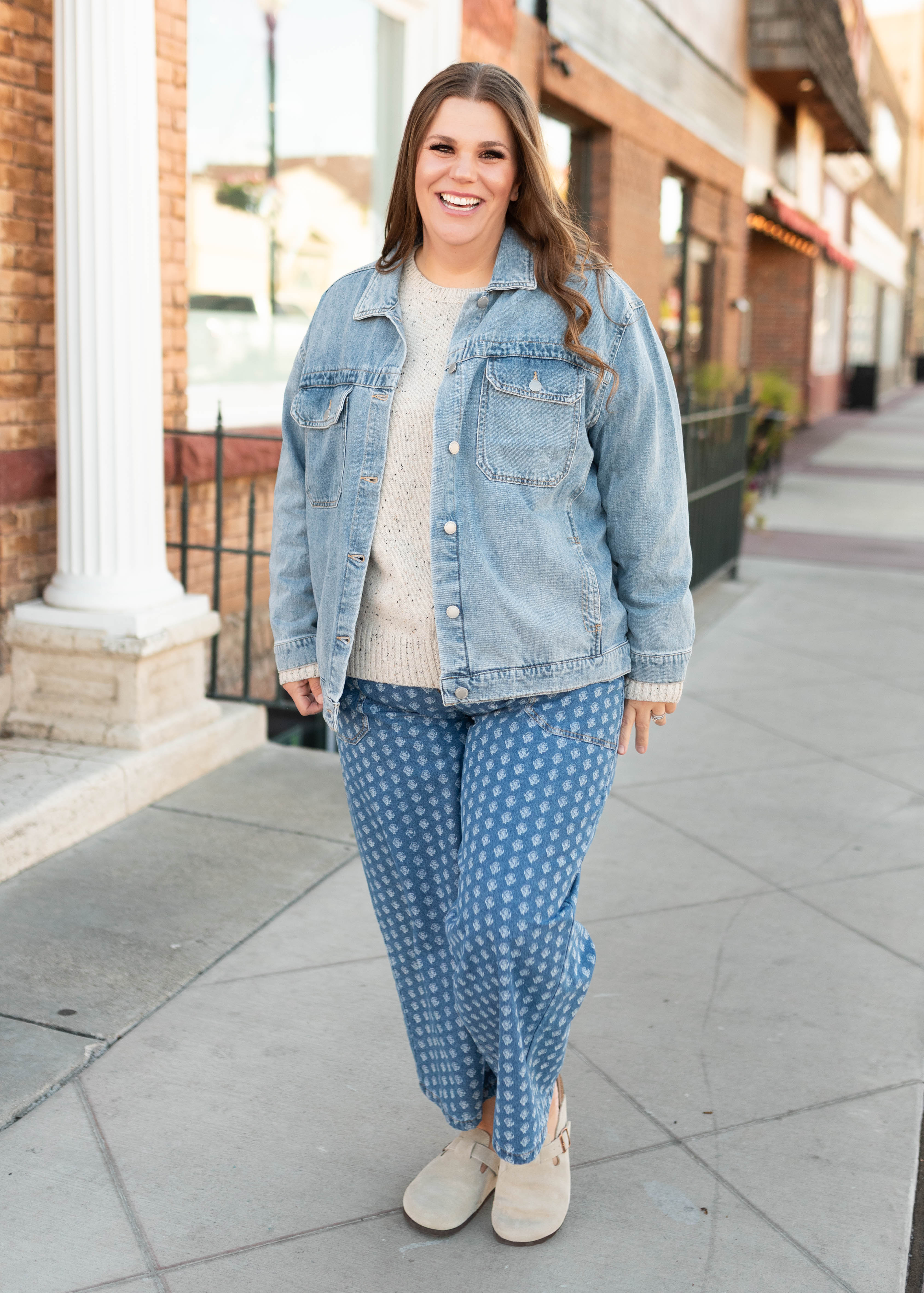 Leigh Denim Oversized Jacket