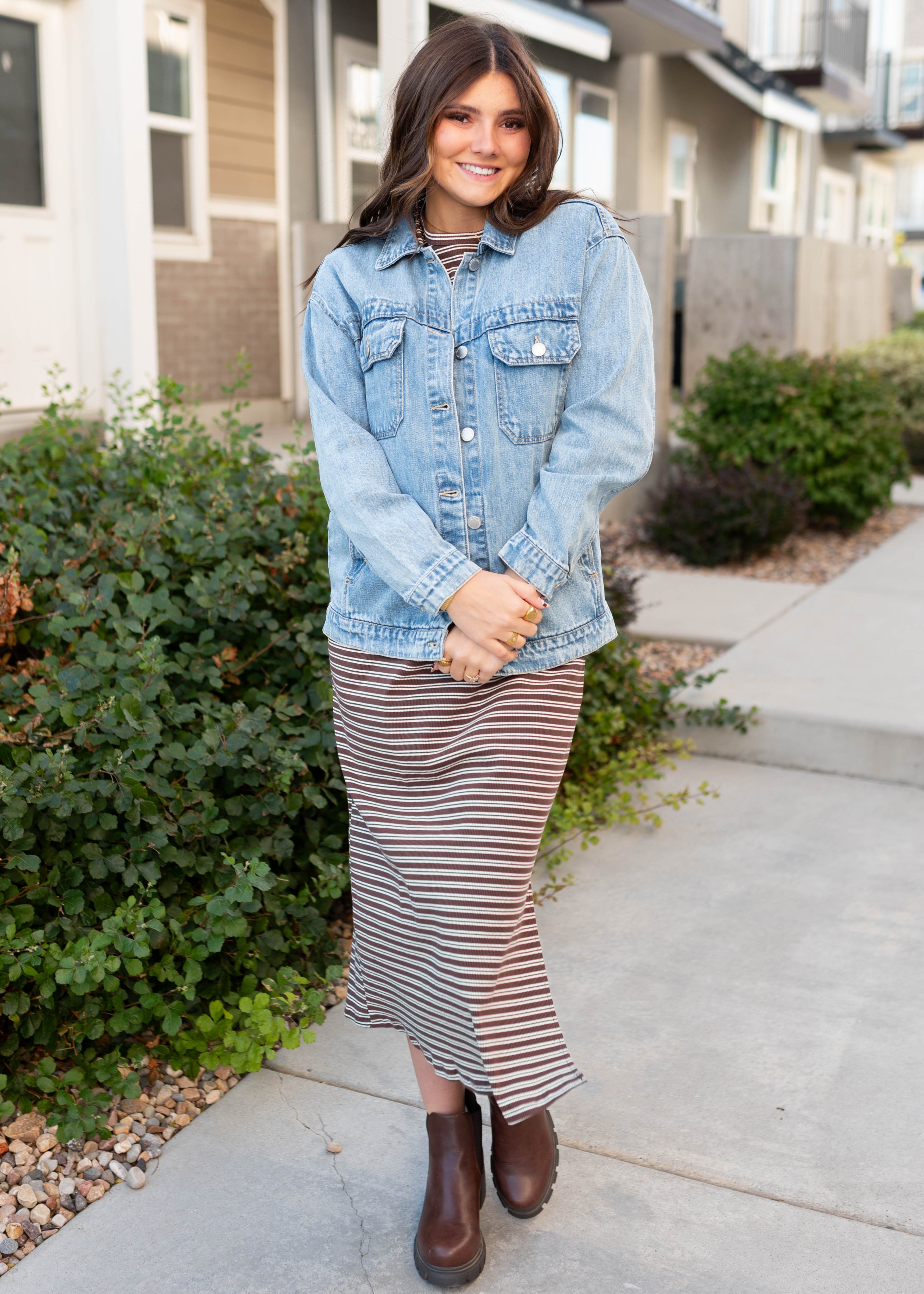 Leigh Denim Oversized Jacket