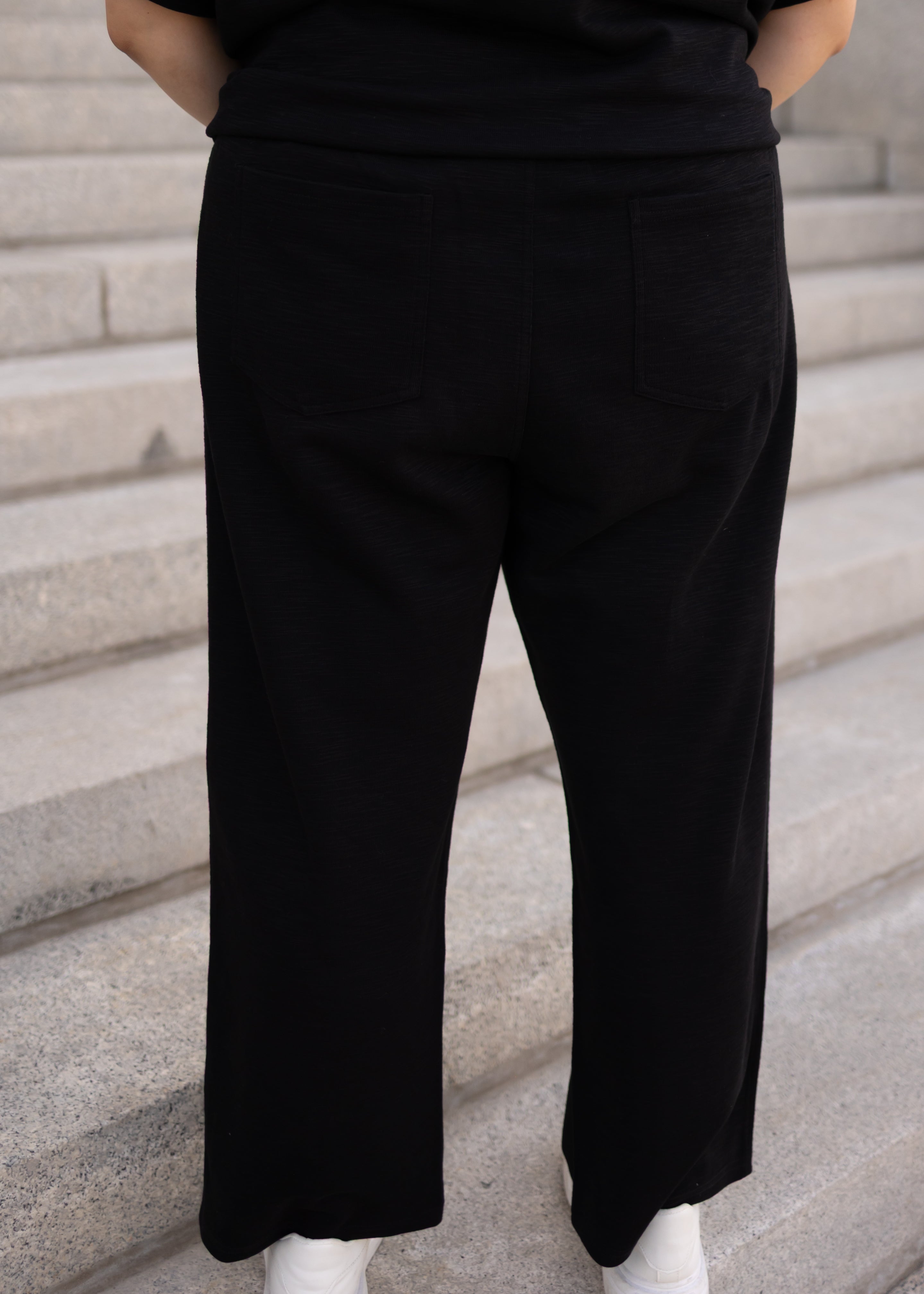 Lillian Black Knit Pants