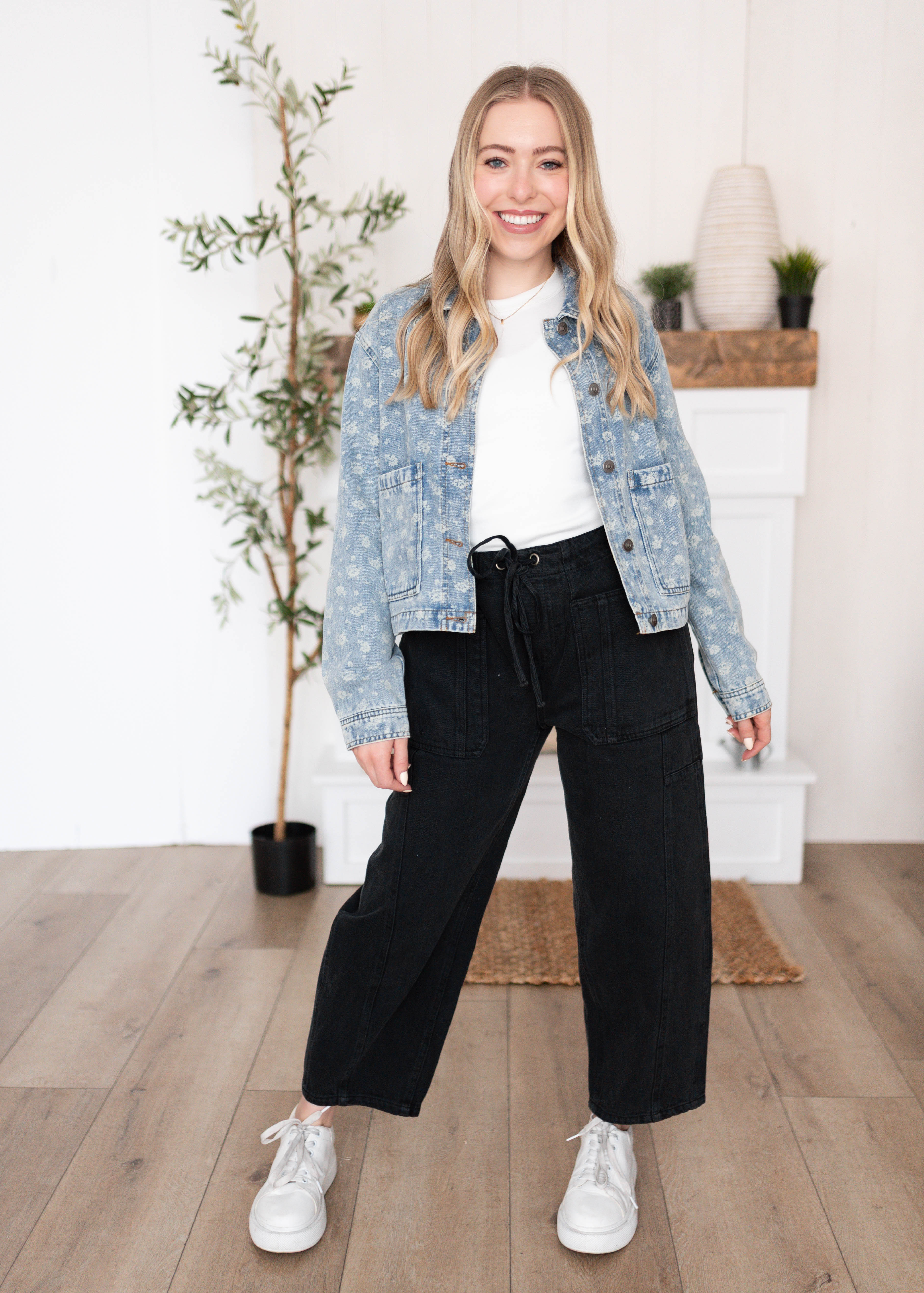 Londyn Black Drawstring Pants
