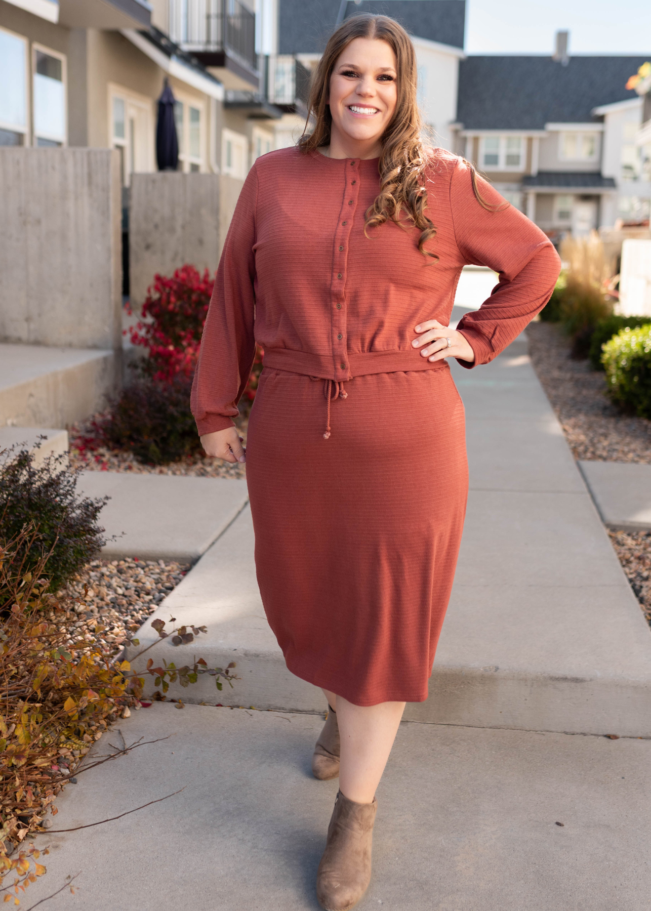 Maggie Burnt Sienna Skirt