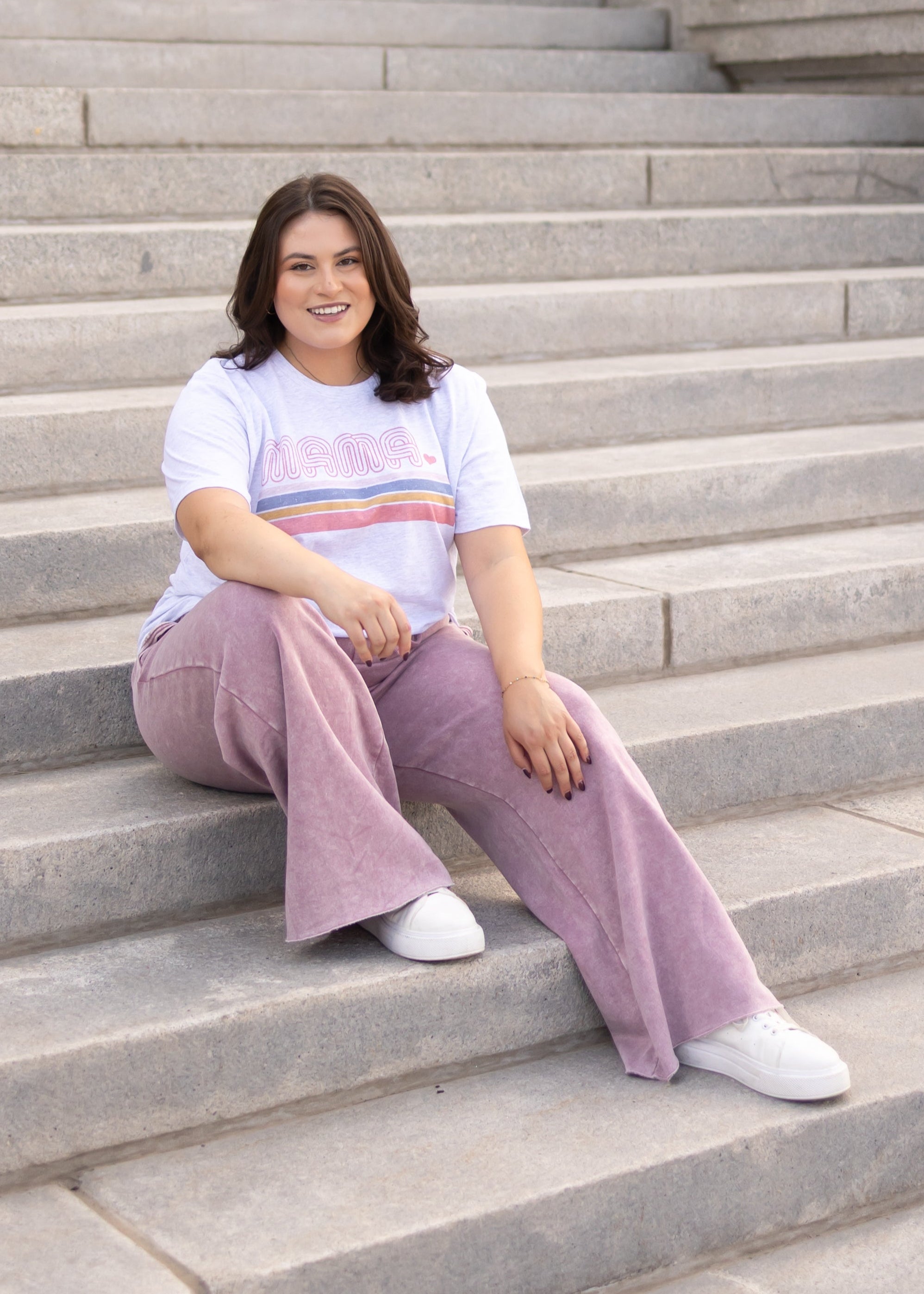 Mama Ash Grey Tee