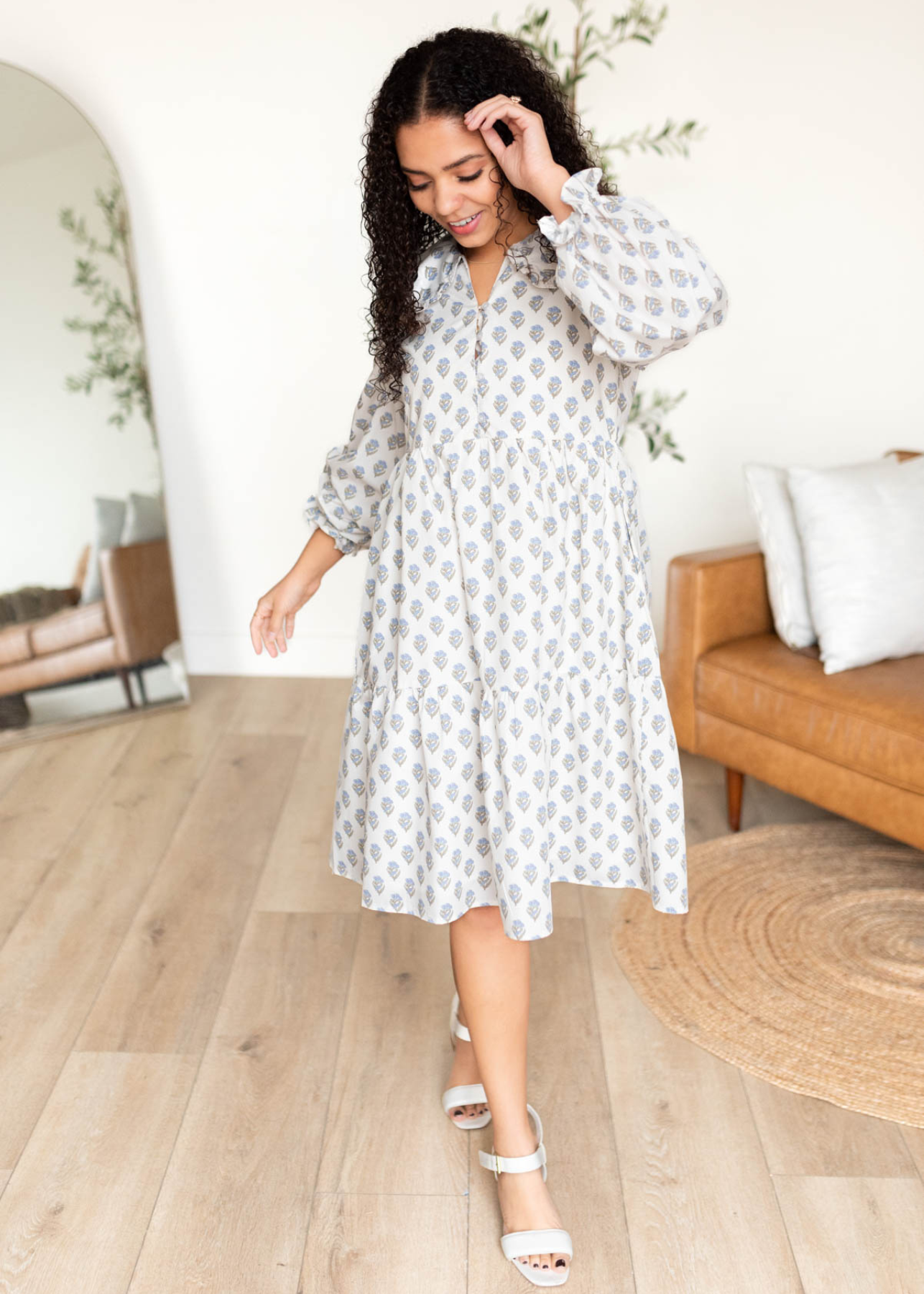 Marley Blue Floral Dress