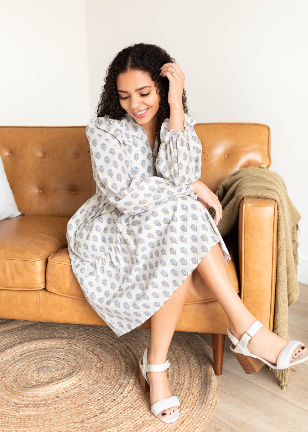 Marley Blue Floral Dress
