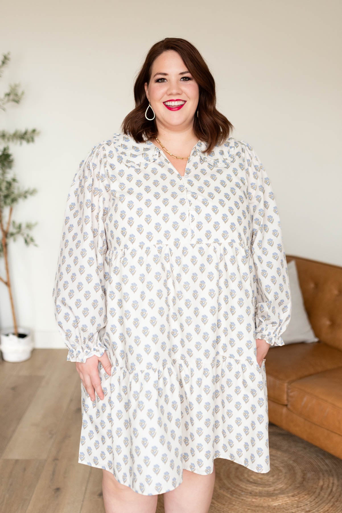 Marley Blue Floral Dress