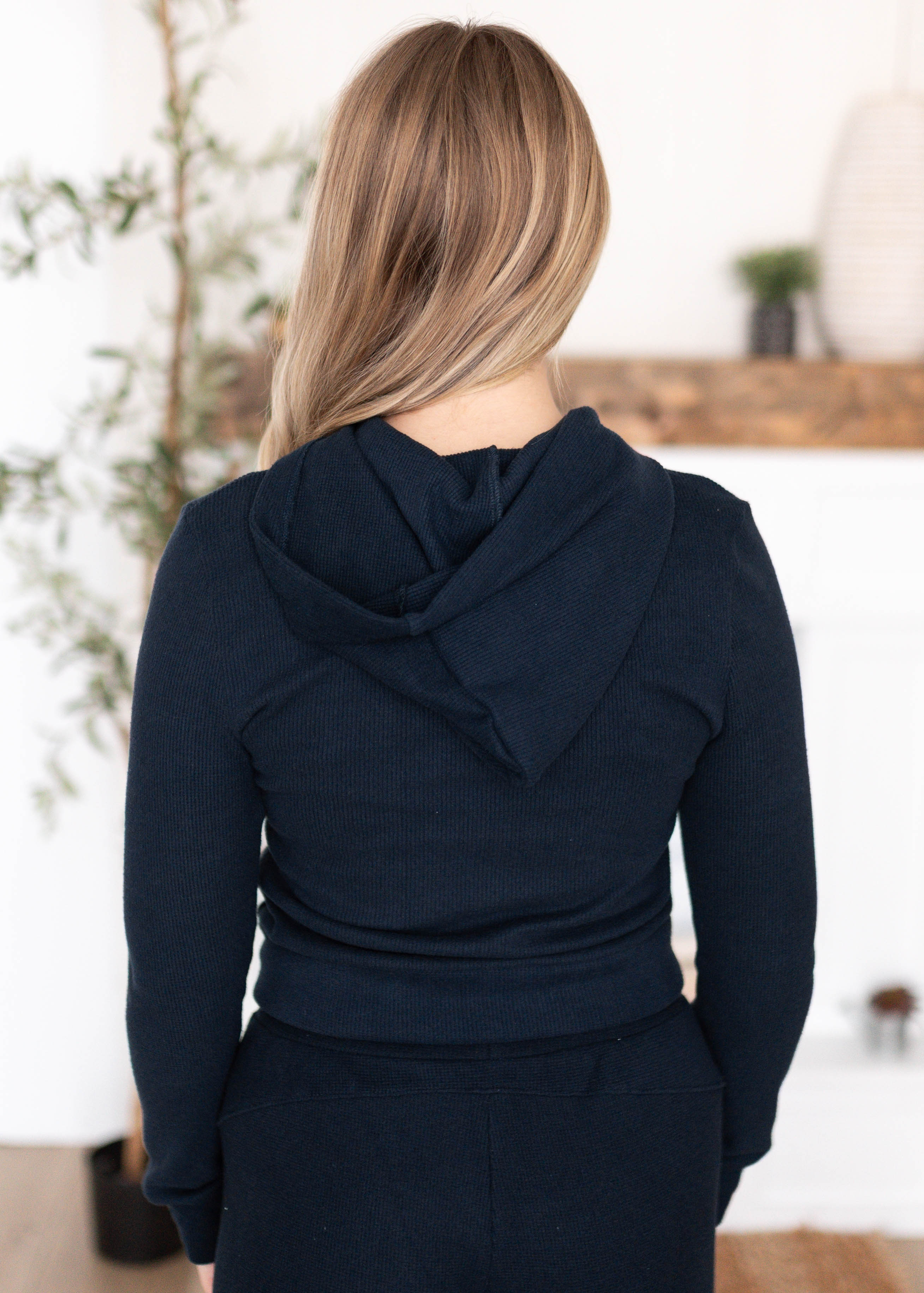 Mckenna Navy Zip Up Jacket
