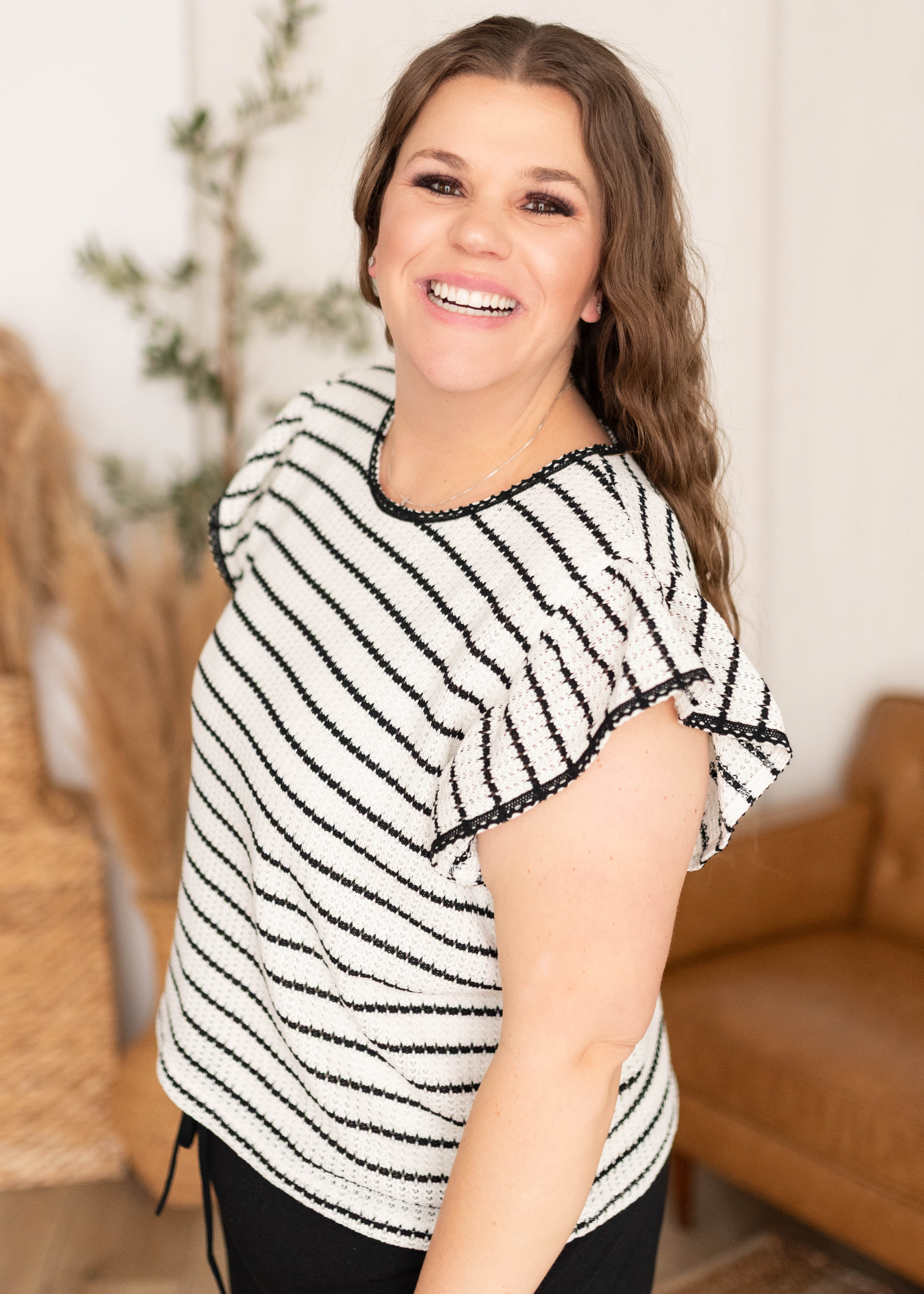 Melissa Knit Striped Top