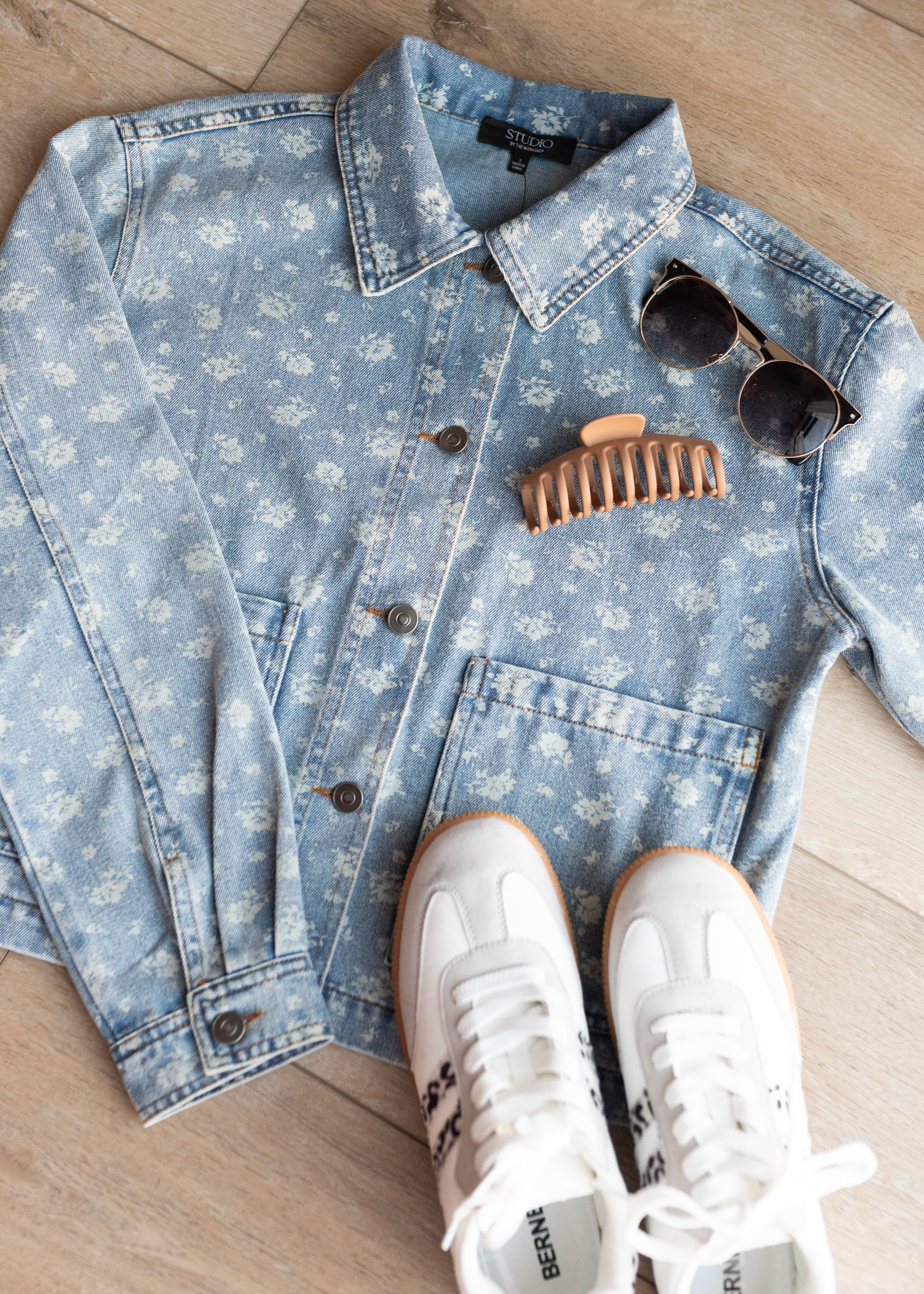 Nova Floral Denim Jacket