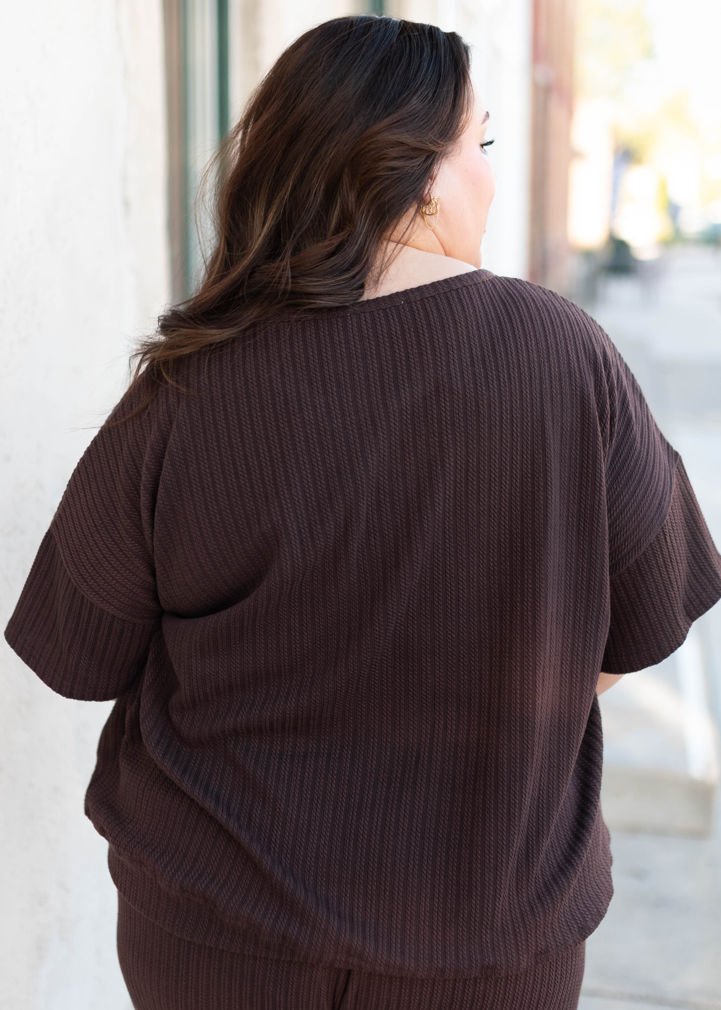 Oaklyn Dark Brown Top